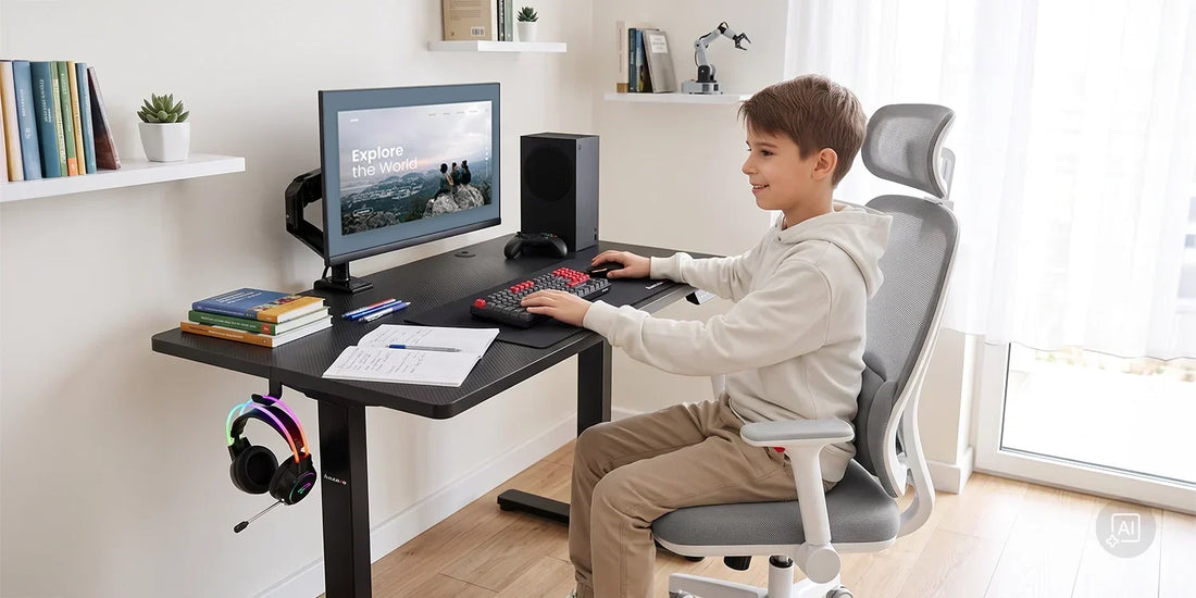 Lekcje w trybie hybrydowym - jak urządzić ergonomiczne stanowisko do nauki zdalnej i korepetycji?