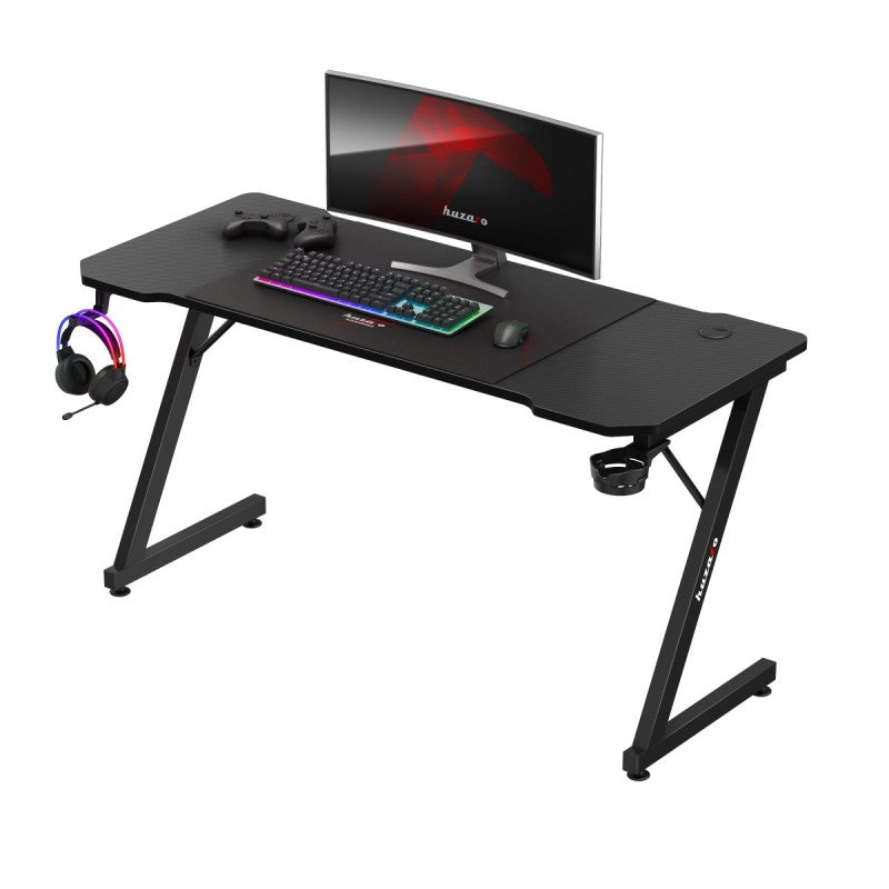 Biurko gamingowe Huzaro Hero 3.3 Black 140 cm