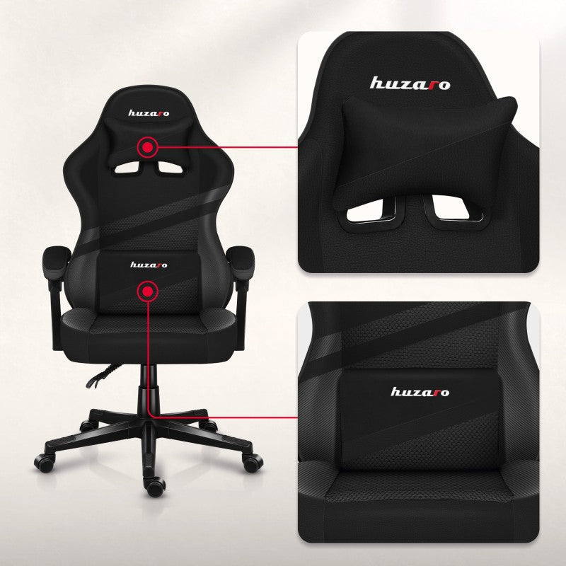 Fotel gamingowy HUZARO FORCE 4.4 Carbon