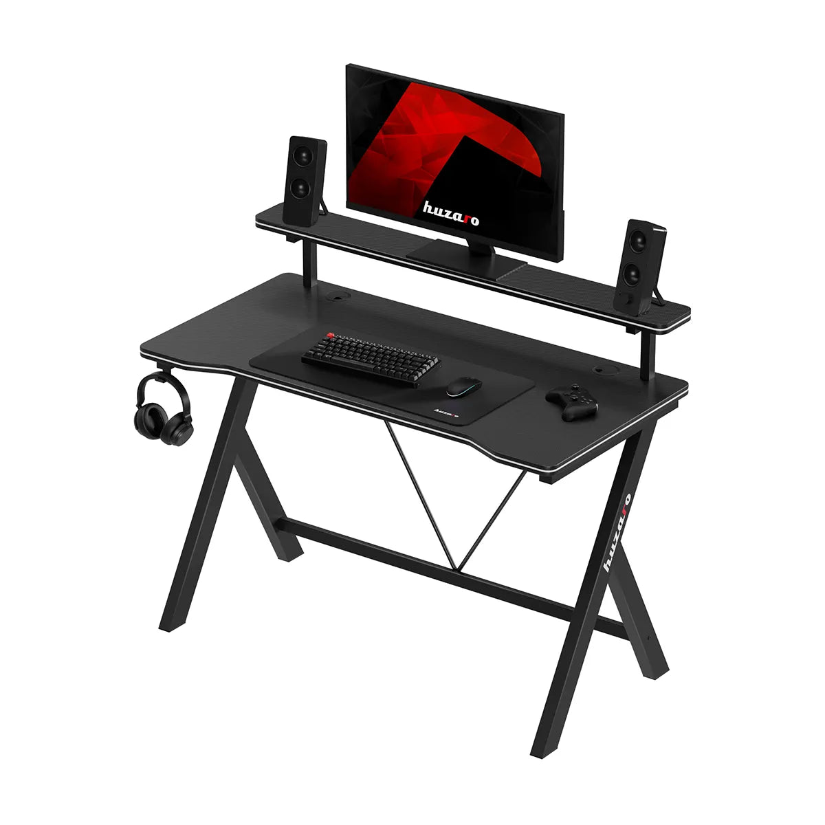 Herný stôl 120 cm Huzaro Hero 1.9 Black