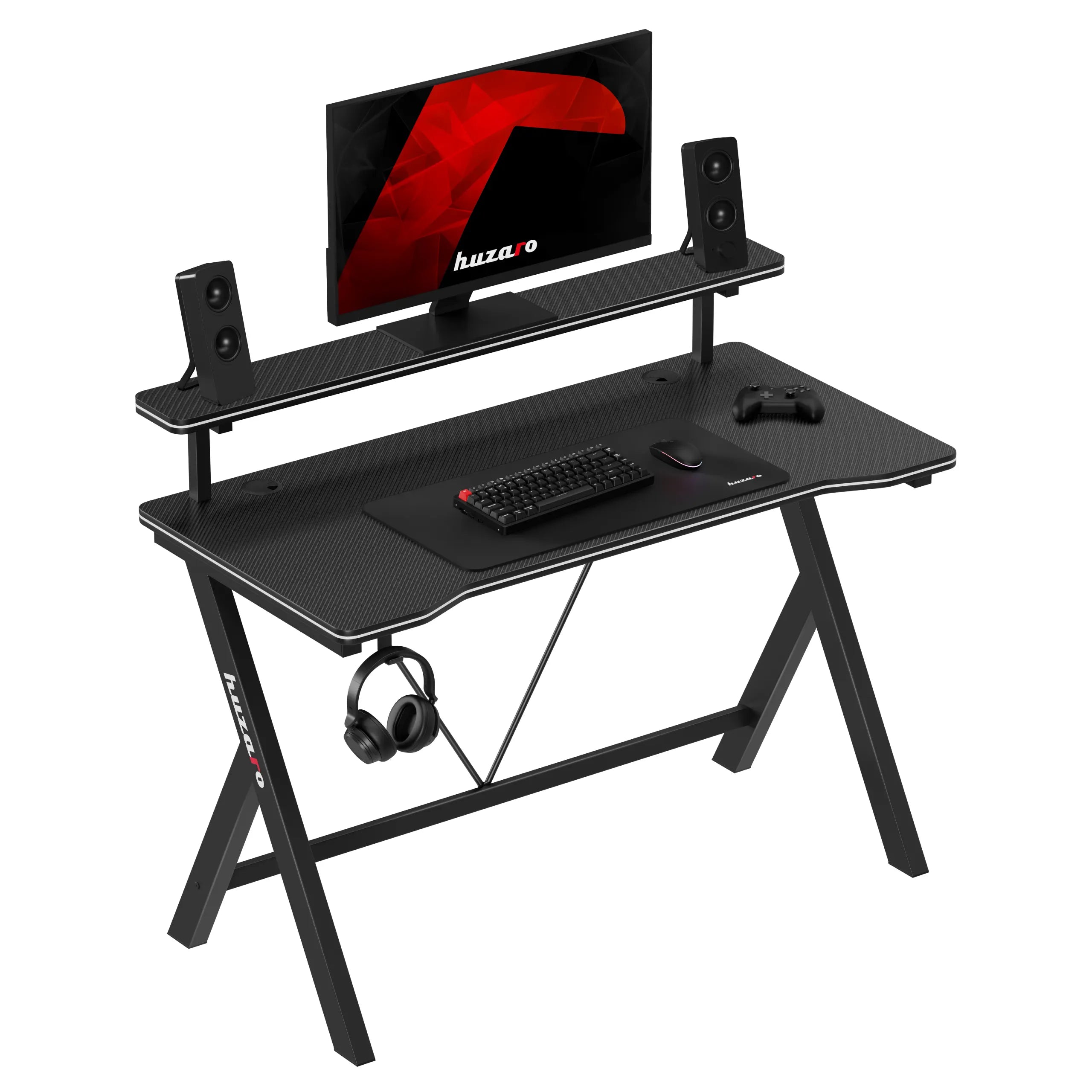 Herný stôl 120 cm Huzaro Hero 1.9 Black