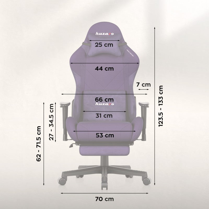Fotel gamingowy Huzaro Force 5.7 Purple