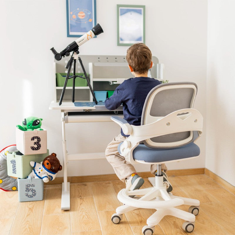 Ergonomiczne biurko dla dziecka Mark Adler Study 5.0 Grey 90 cm