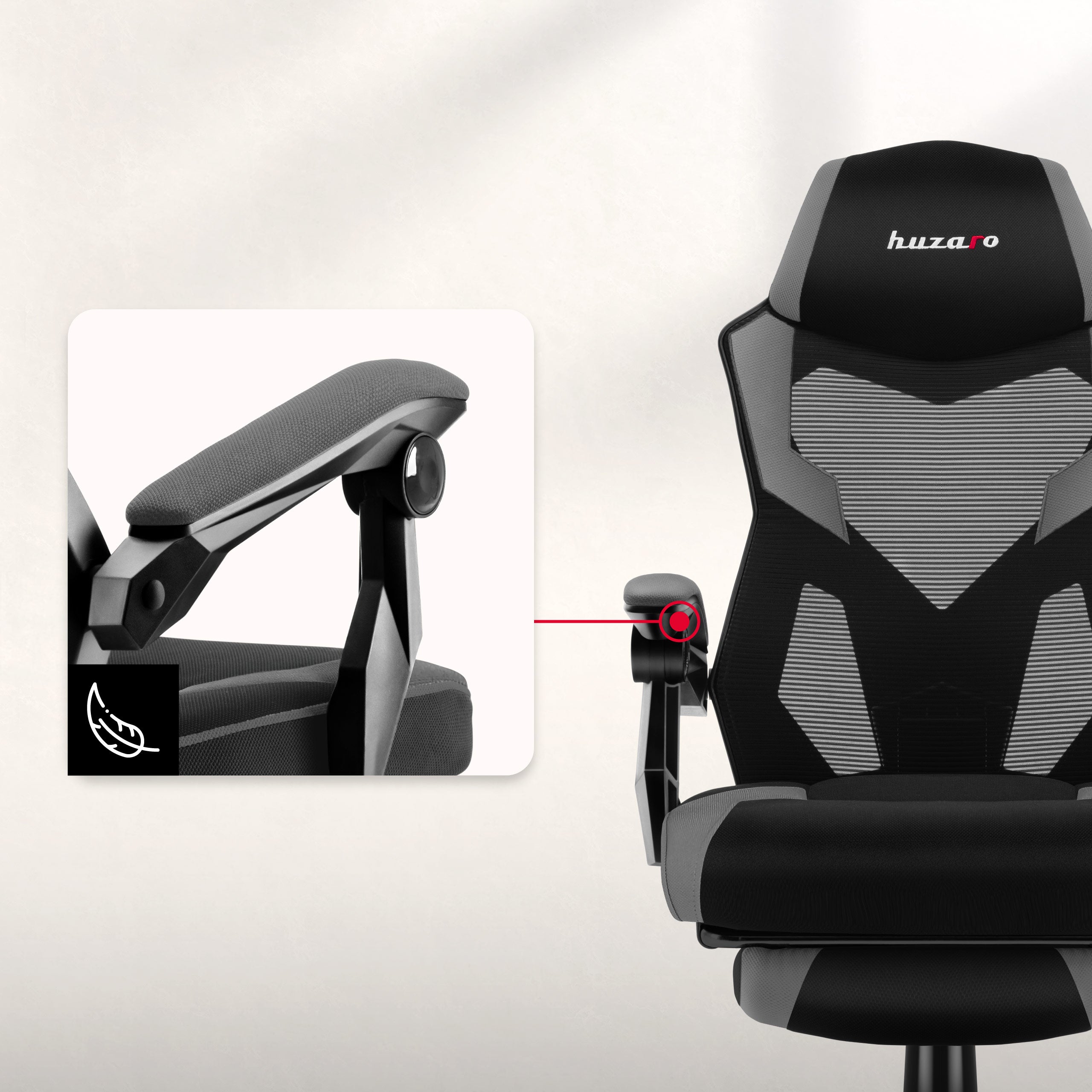 Ergonomické, mäkké opierky na lakte