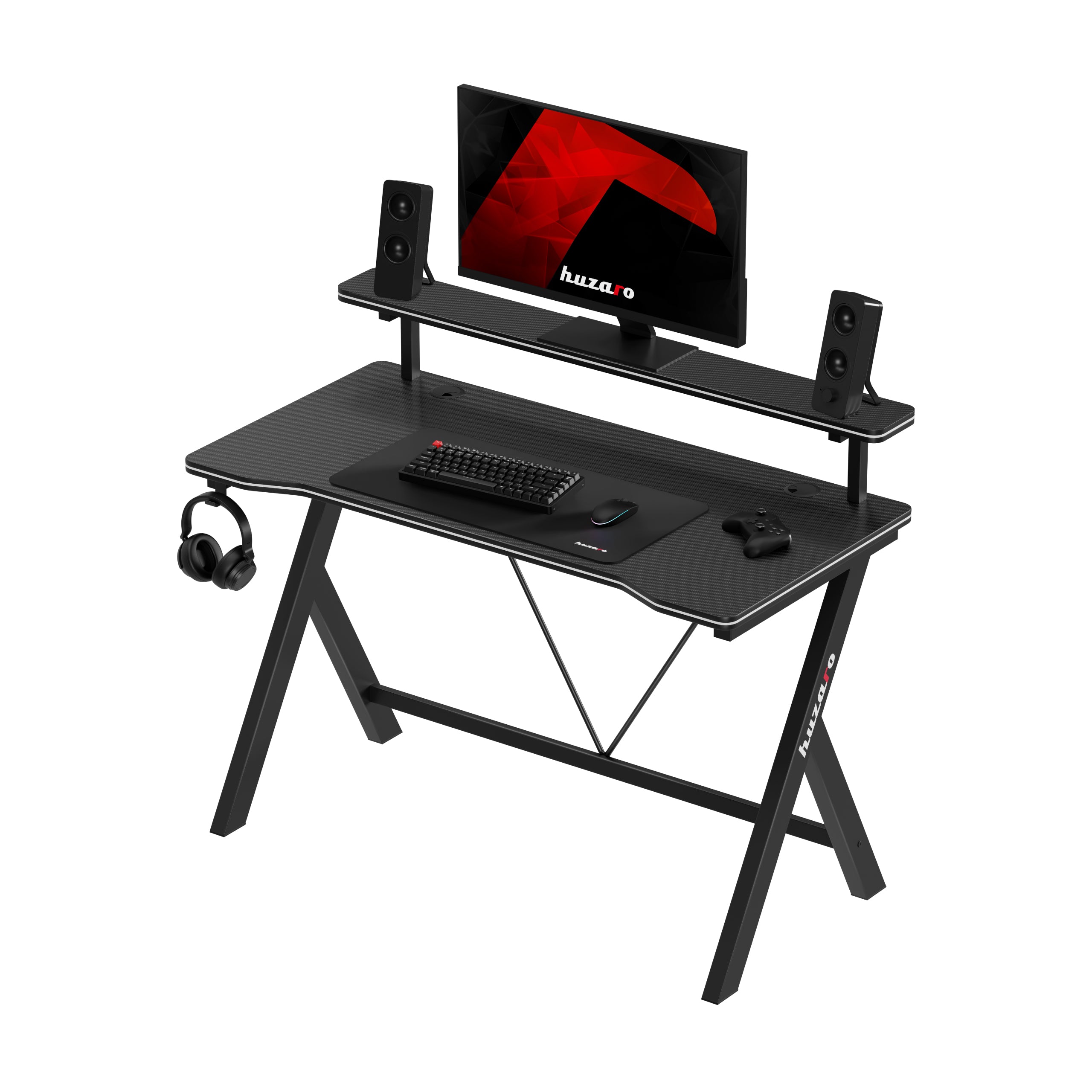 Herný stôl 120 cm Huzaro Hero 1.9 Black