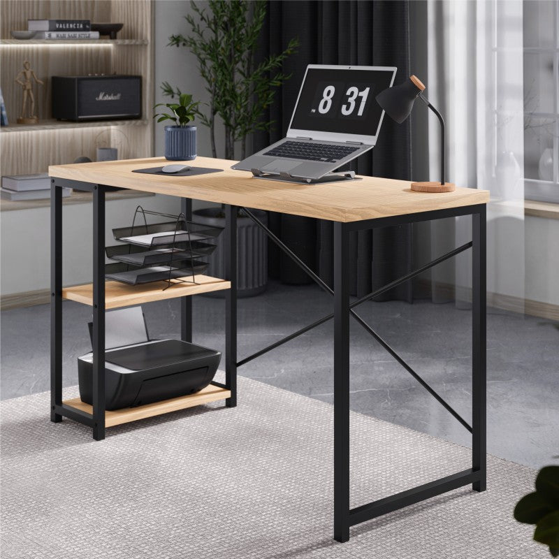 Písací stôl s policami Mark Adler Leader 2.0 Craft 120 cm