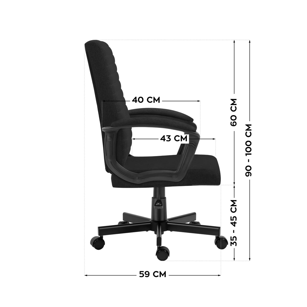 OUTLET Kancelárske kreslo Mark Adler Boss 2.5 Black