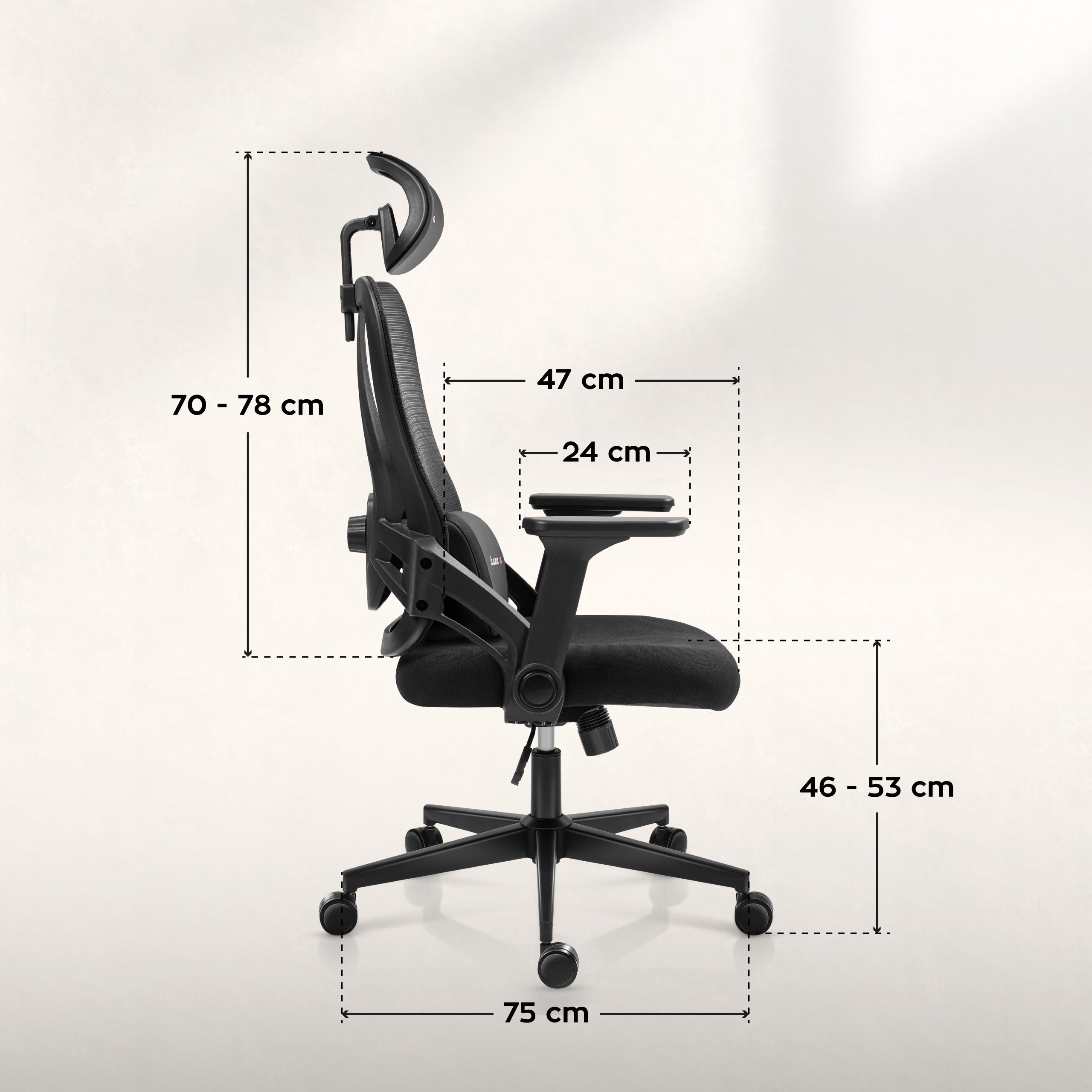 Herné kreslo Huzaro Combat 2.7 Black