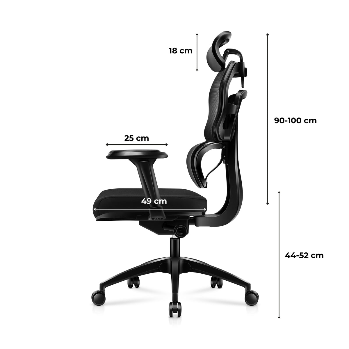 Herné kreslo Huzaro Combat 7.0 Black
