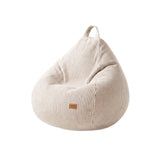 Bežový vakový taburet z manšestru Mark Adler Comfy 1.0 Beige