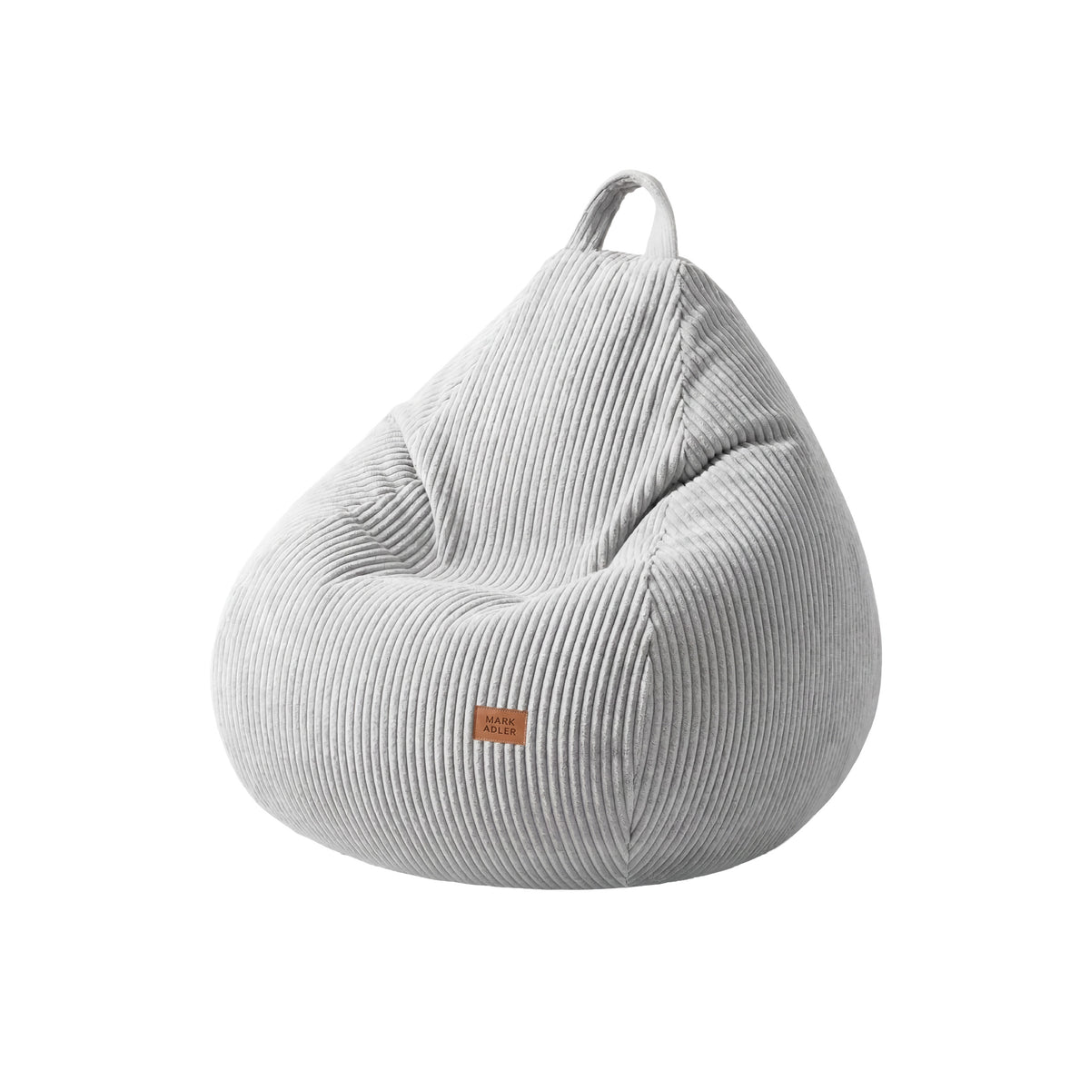 Kordový vakový taburet Mark Adler Comfy 1.0 Grey
