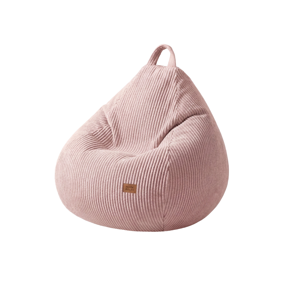 Ružový vakový taburet z kordového plátna Mark Adler Comfy 1.0 Pink