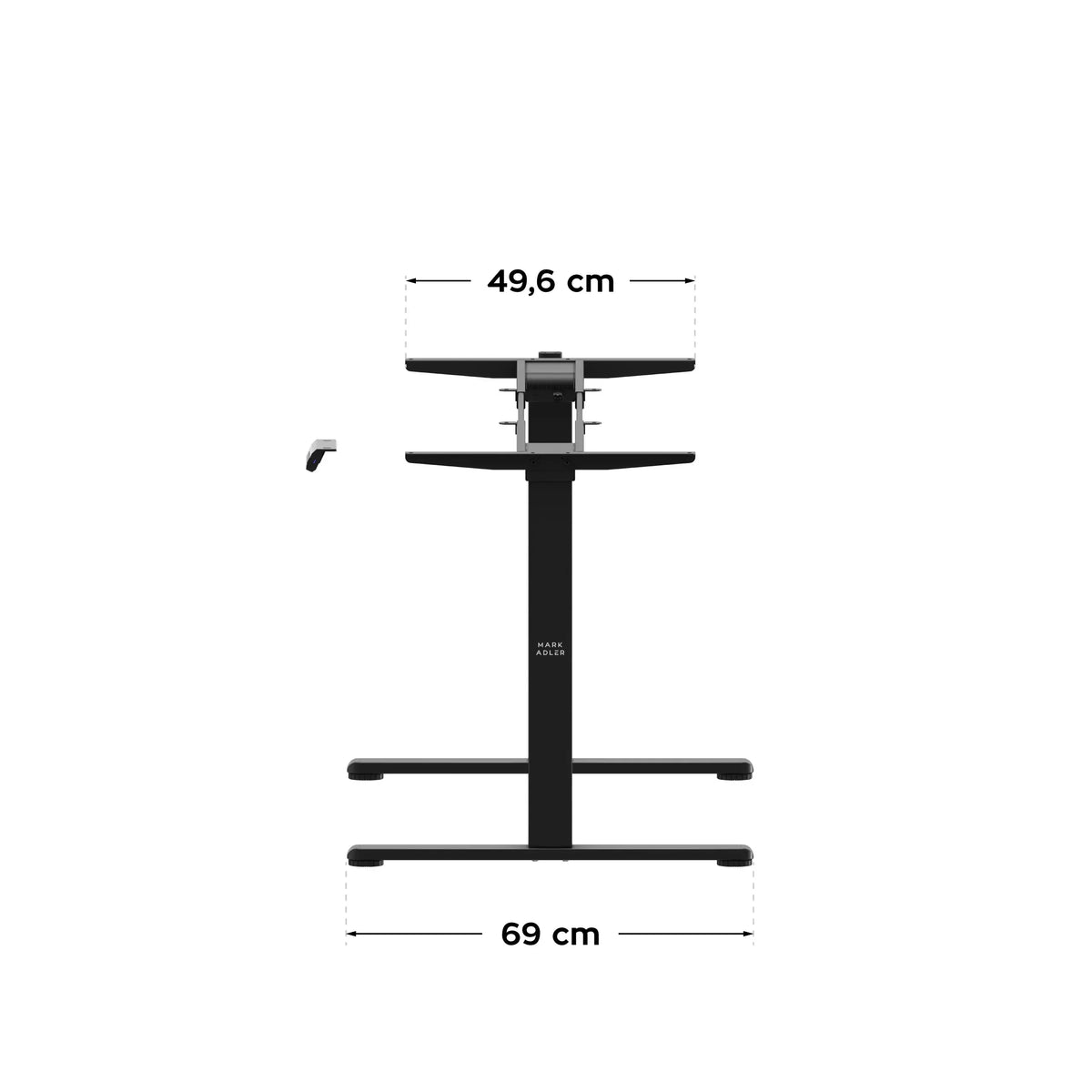 Dvojmotorový elektrický podstavec k písacímu stolu Mark Adler Xeno 4.5 Black