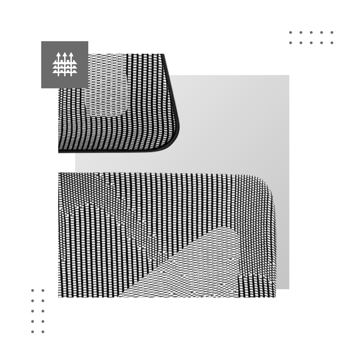 Materiál: tkanina Mesh HD