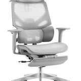 Ergonomické kreslo s podnožkou Mark Adler Expert 8.7 Grey Mesh