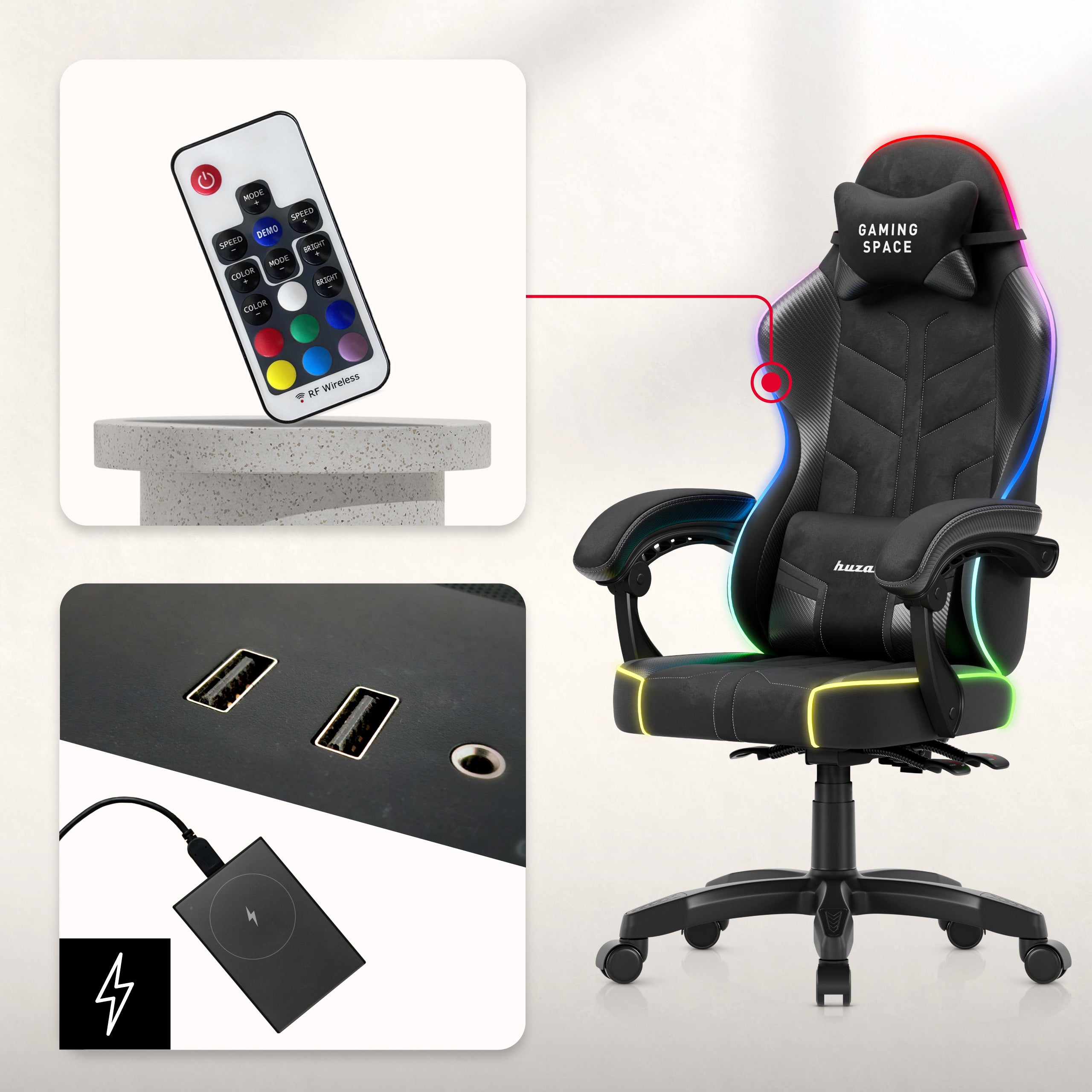 RGB osvetlenie pre hráčov