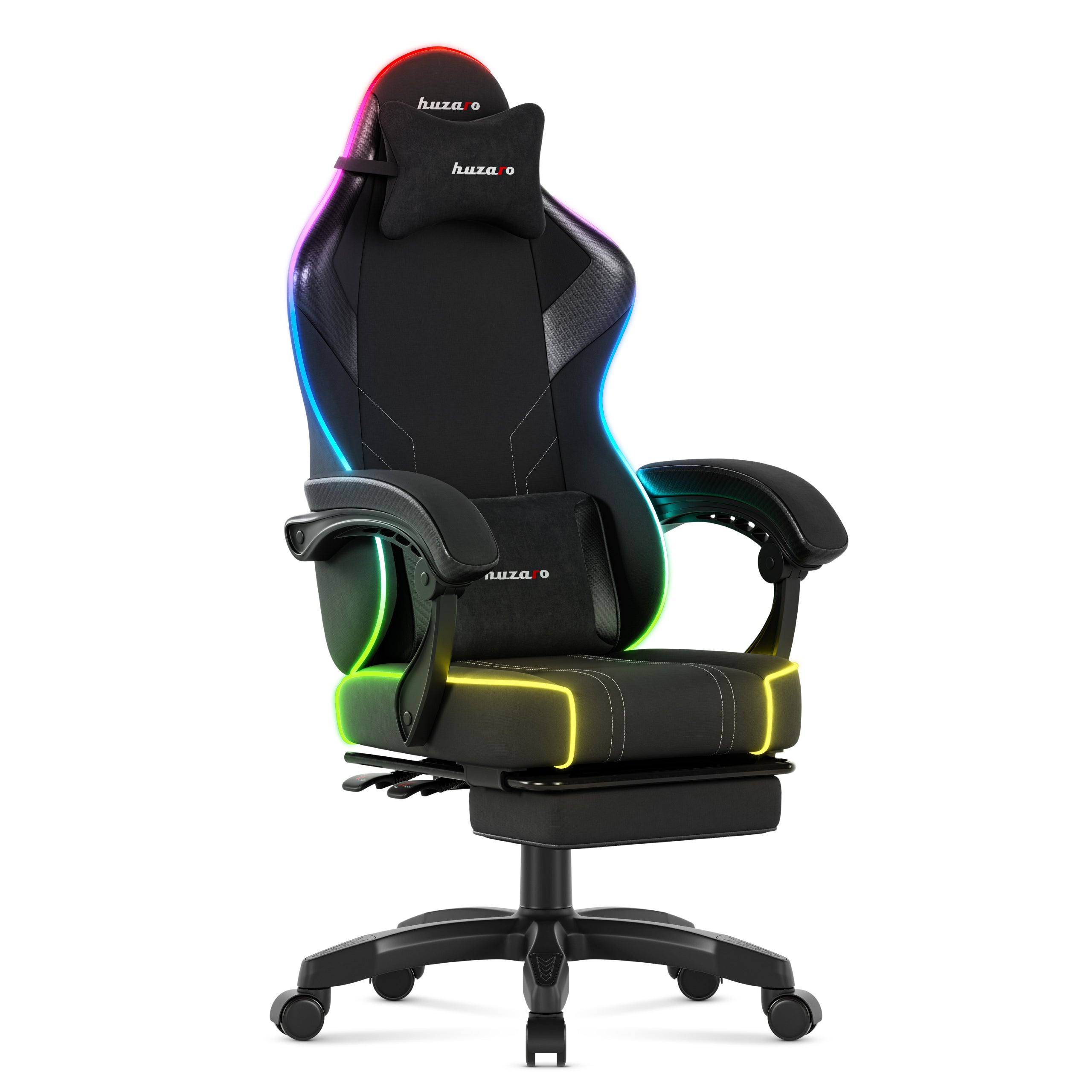 Herné kreslo Huzaro Force 3.7 RGB Black