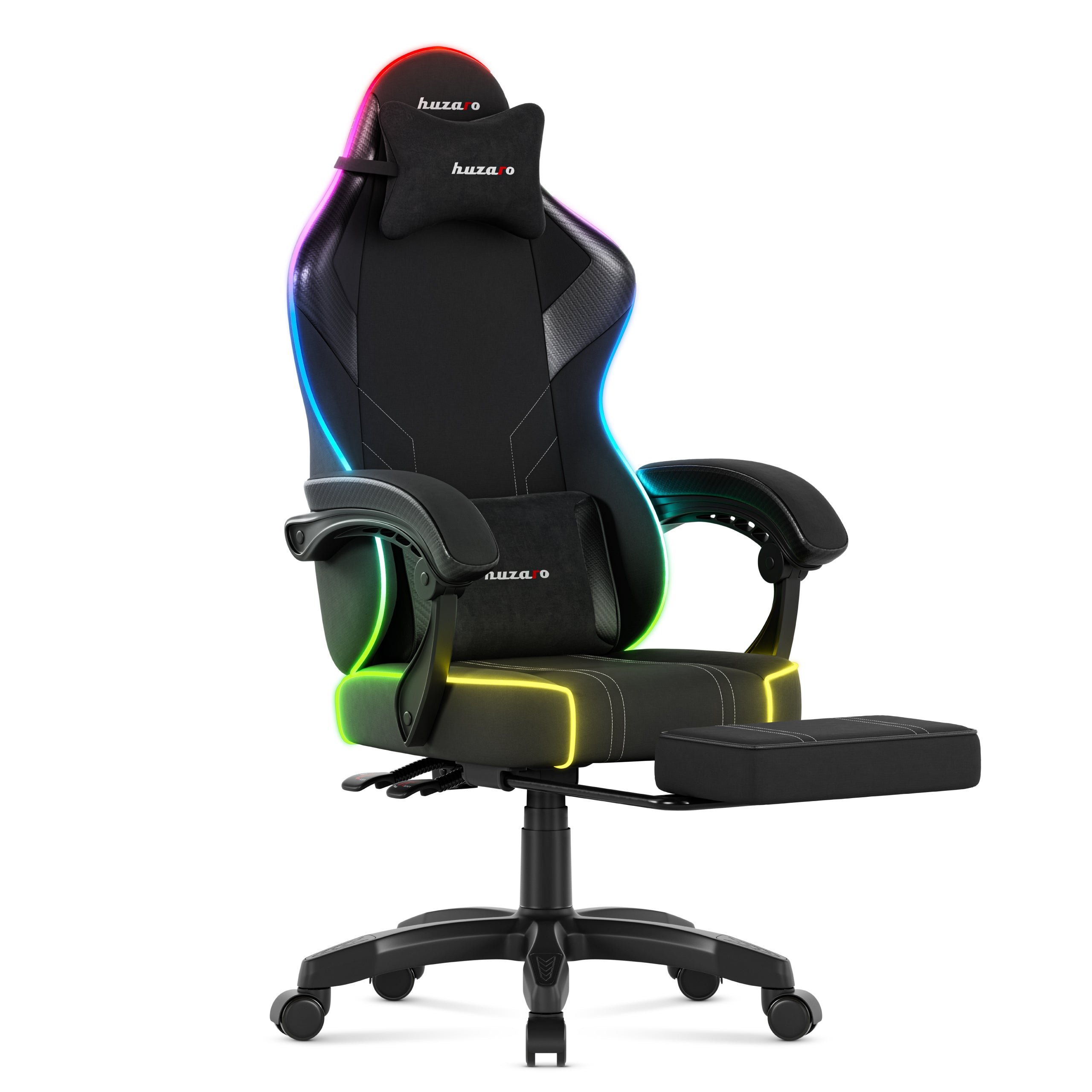 Herné kreslo Huzaro Force 3.7 RGB Black