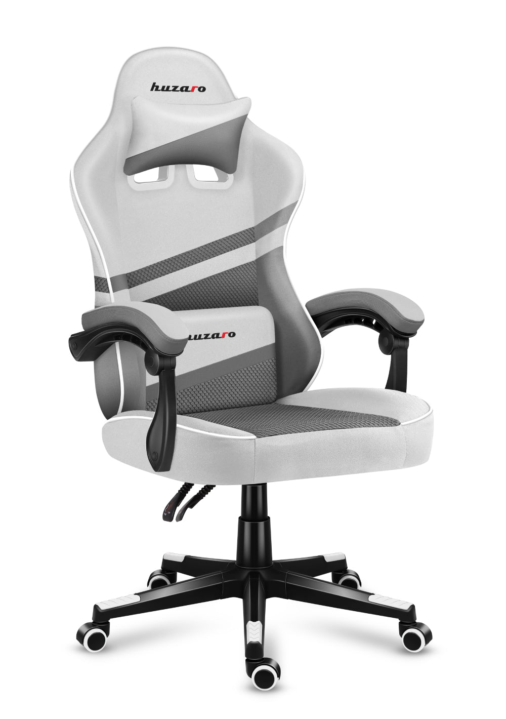 Herné kreslo HUZARO FORCE 4.4 White Mesh