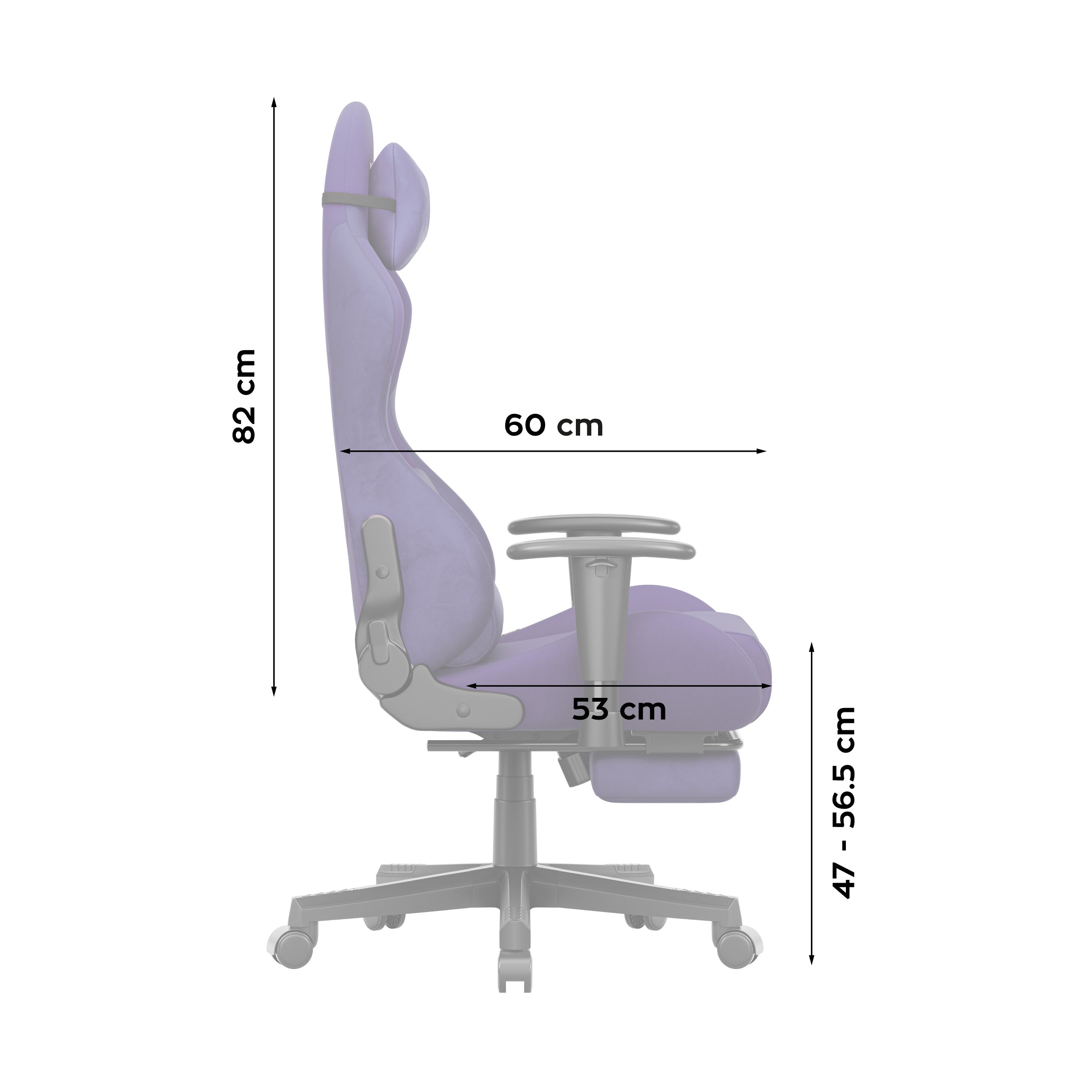 Herné kreslo Huzaro Force 5.7 Purple