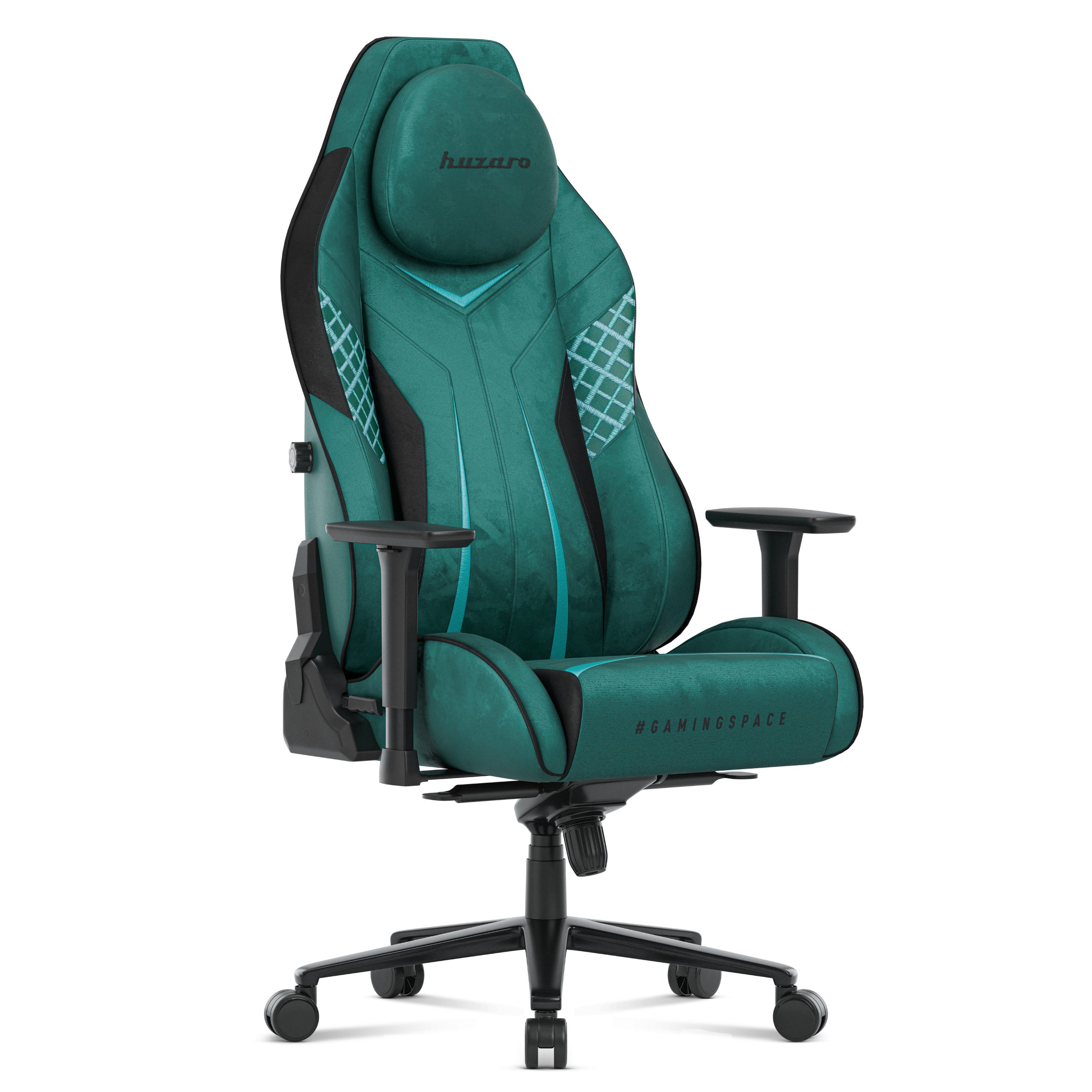 Gamingové kreslo z semišu Huzaro Force 8.3 Green