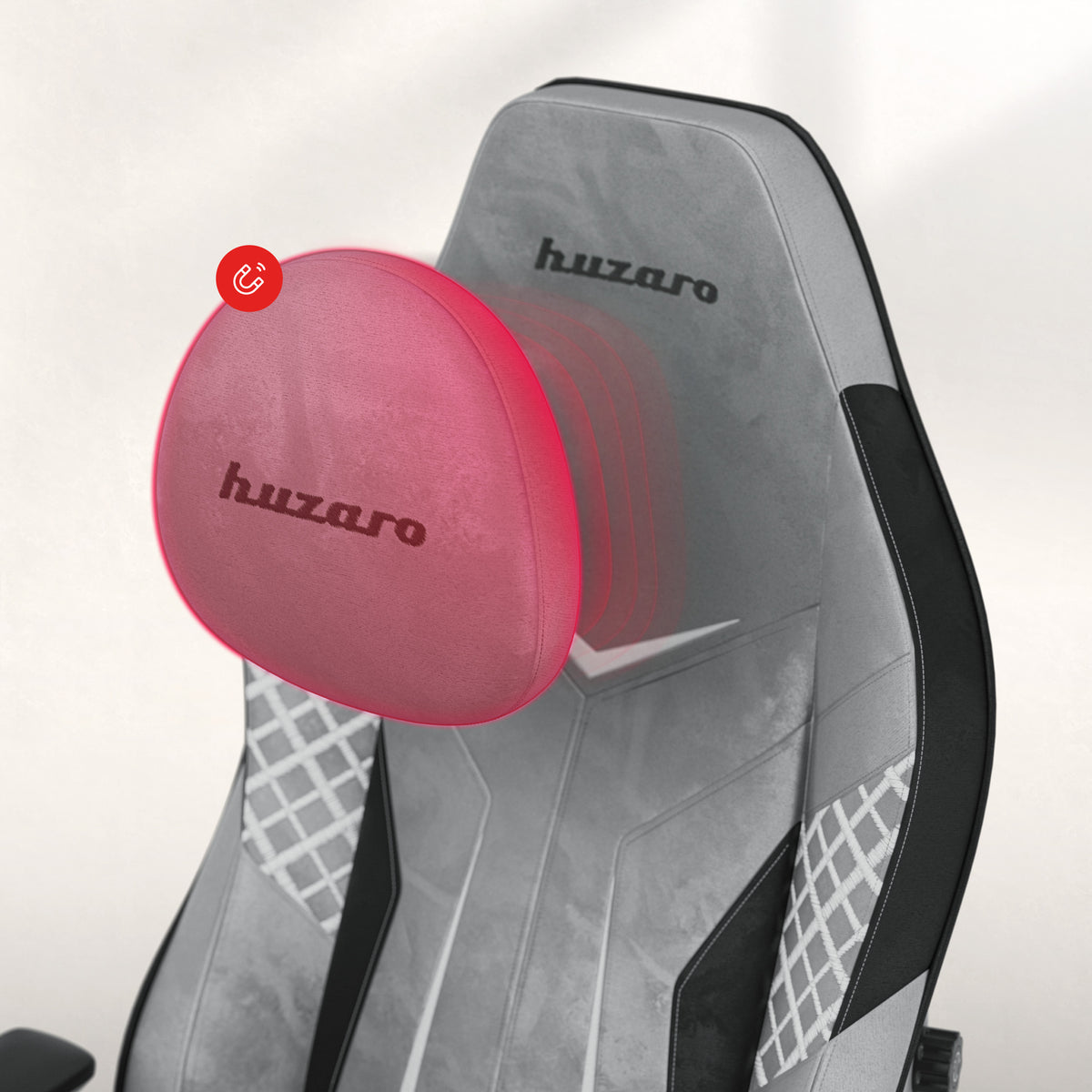 Gamingové kreslo z semišu Huzaro Force 8.3 Grey
