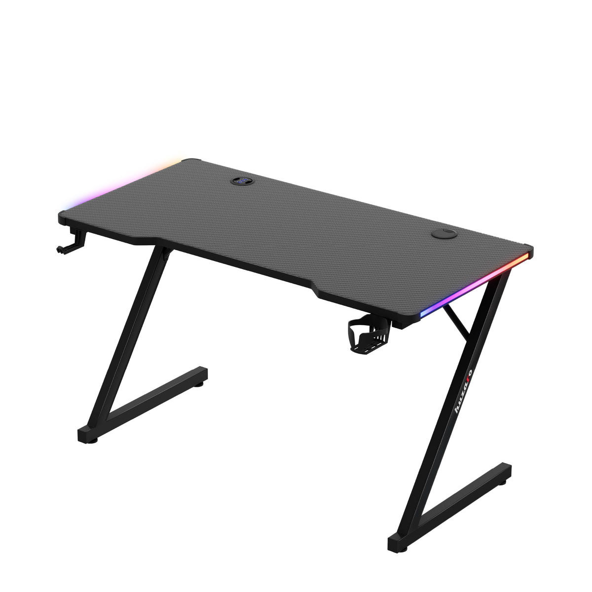 Herný stôl Huzaro Hero 2.5 RGB LED Black 120 cm