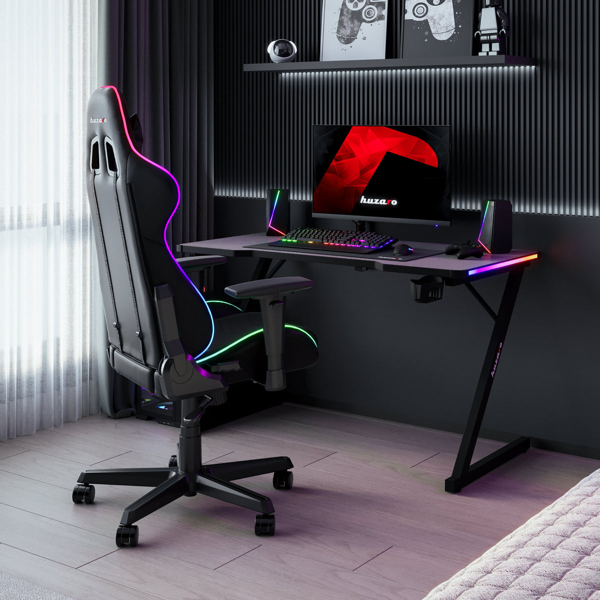 Herný stôl s RGB osvetlením