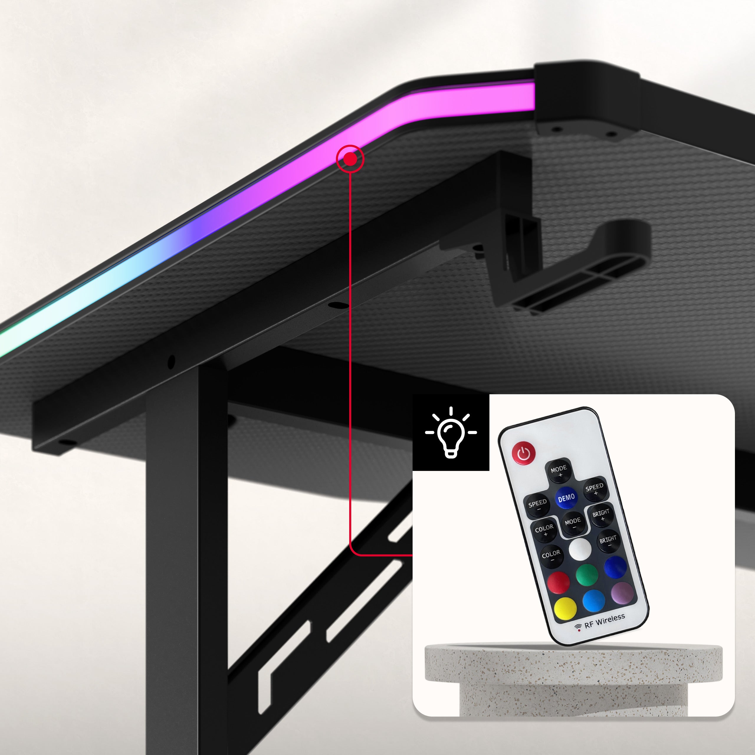 Dynamické RGB podsvietenie