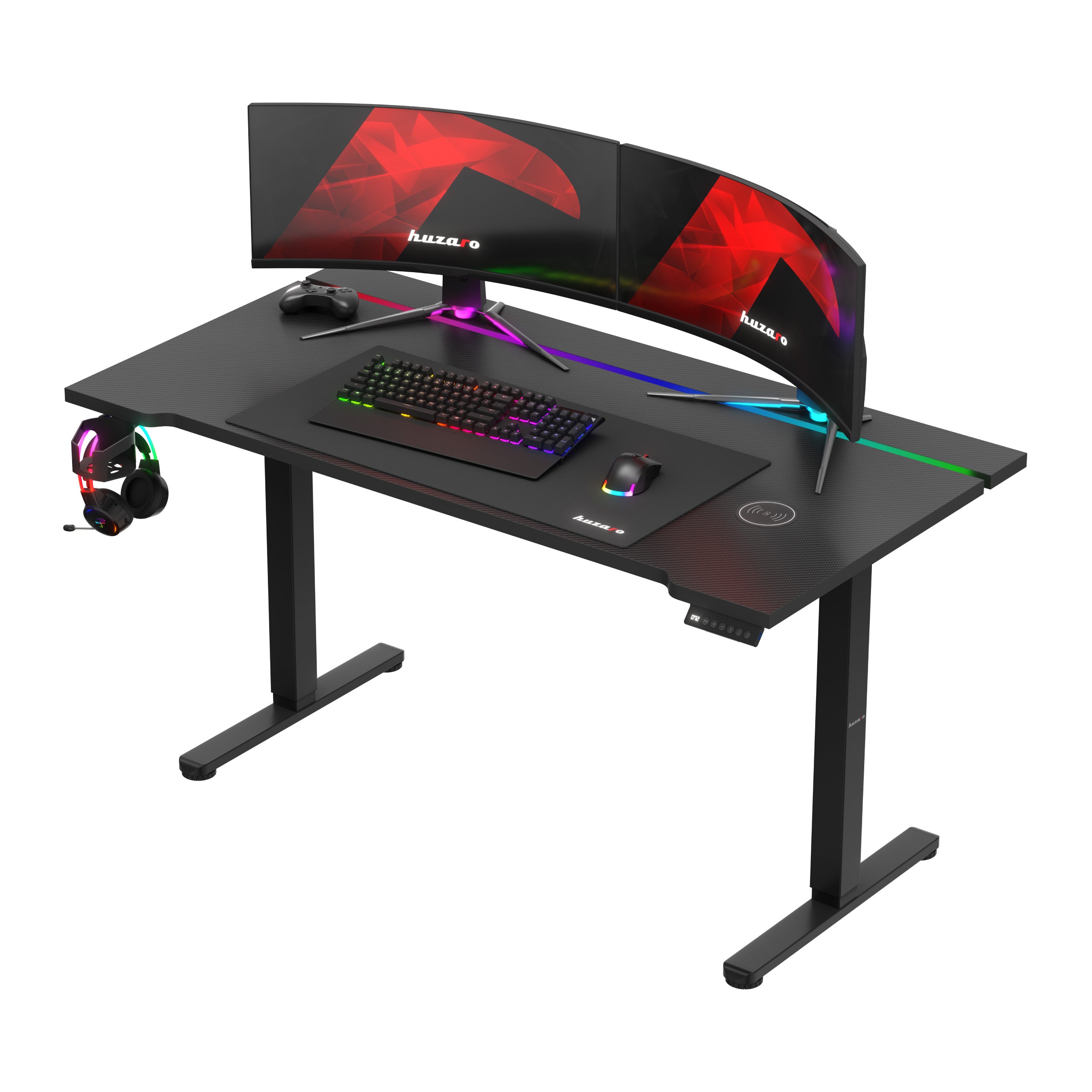 Elektrický pracovný stôl Huzaro Hero 8,7 RGB LED 140 cm