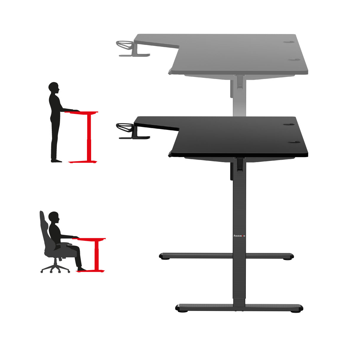 Ergonomický elektrický stôl