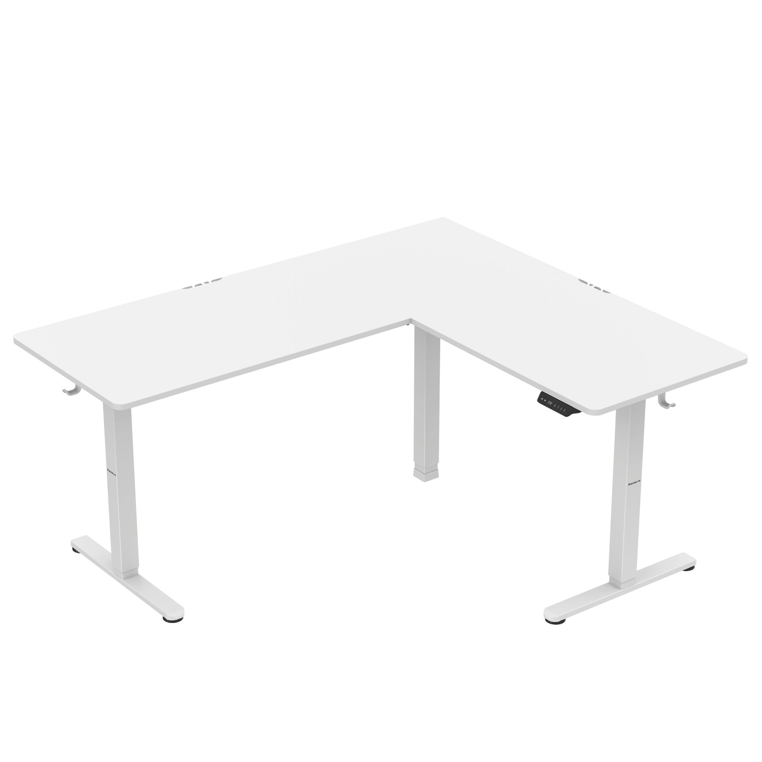 Elektrický rohový písací stôl Huzaro Hero 9.5 White 160 cm