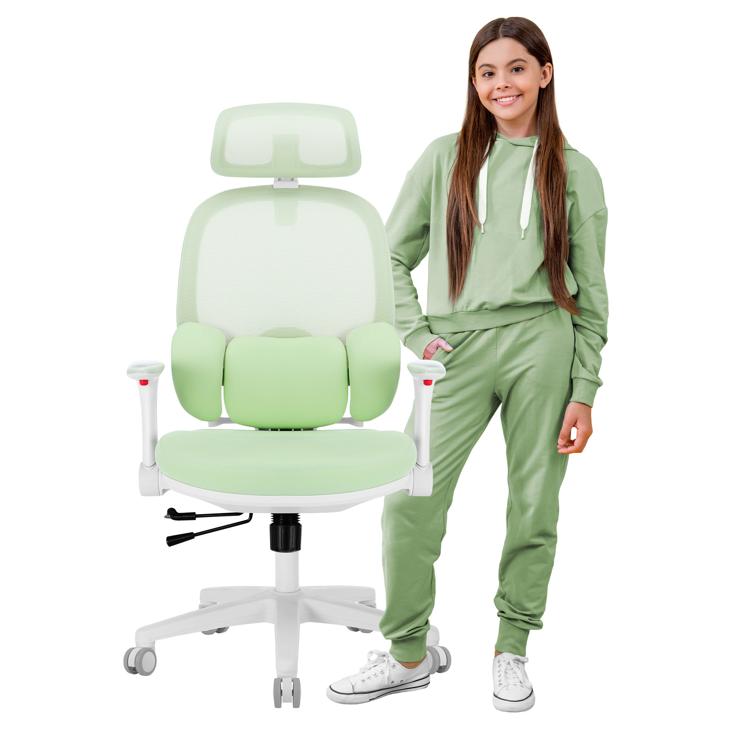 Ergonomické detské kreslo Mark Adler Junior 6.3 Green