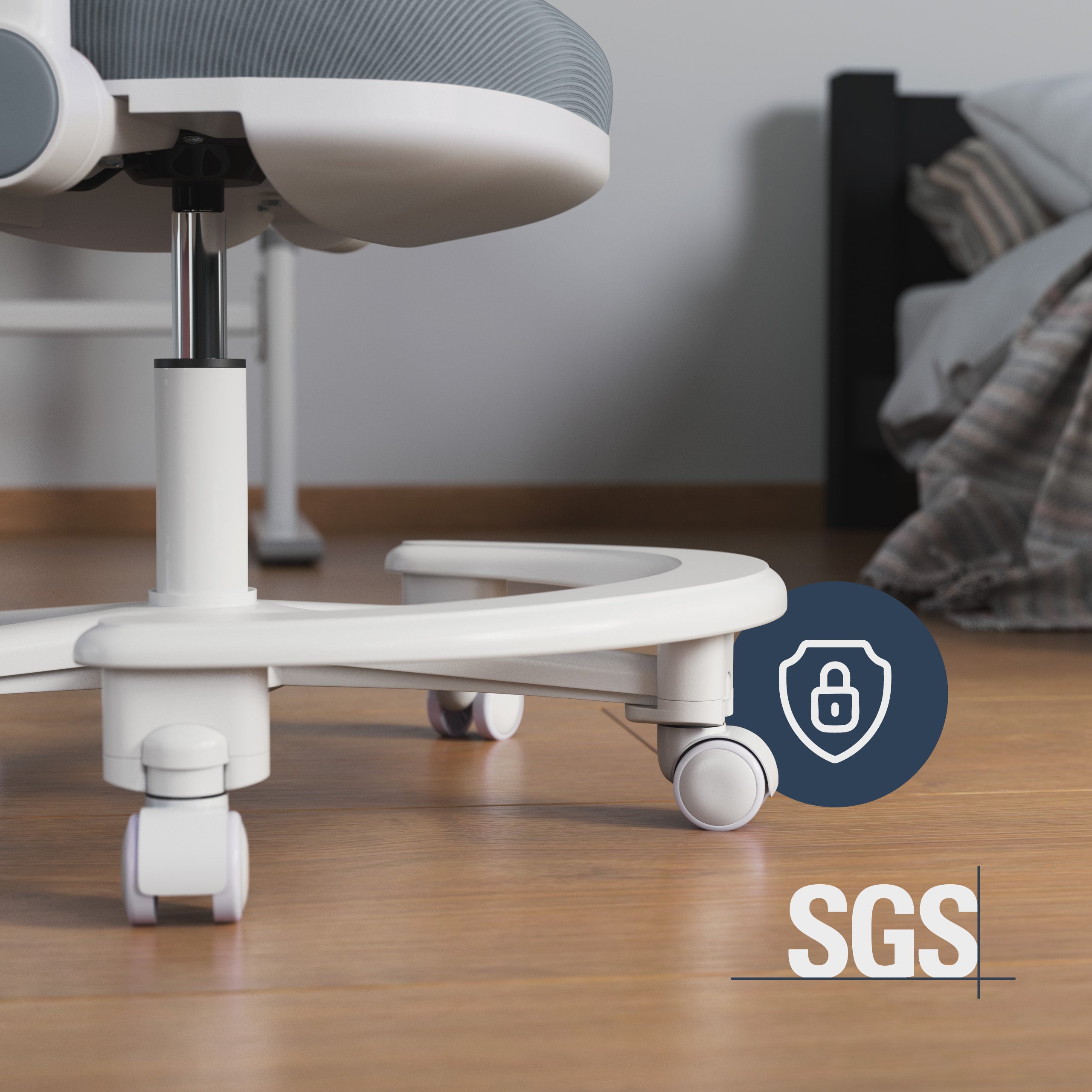 Ergonomická detská stolička k písacímu stolu Mark Adler Junior 3.6 Grey