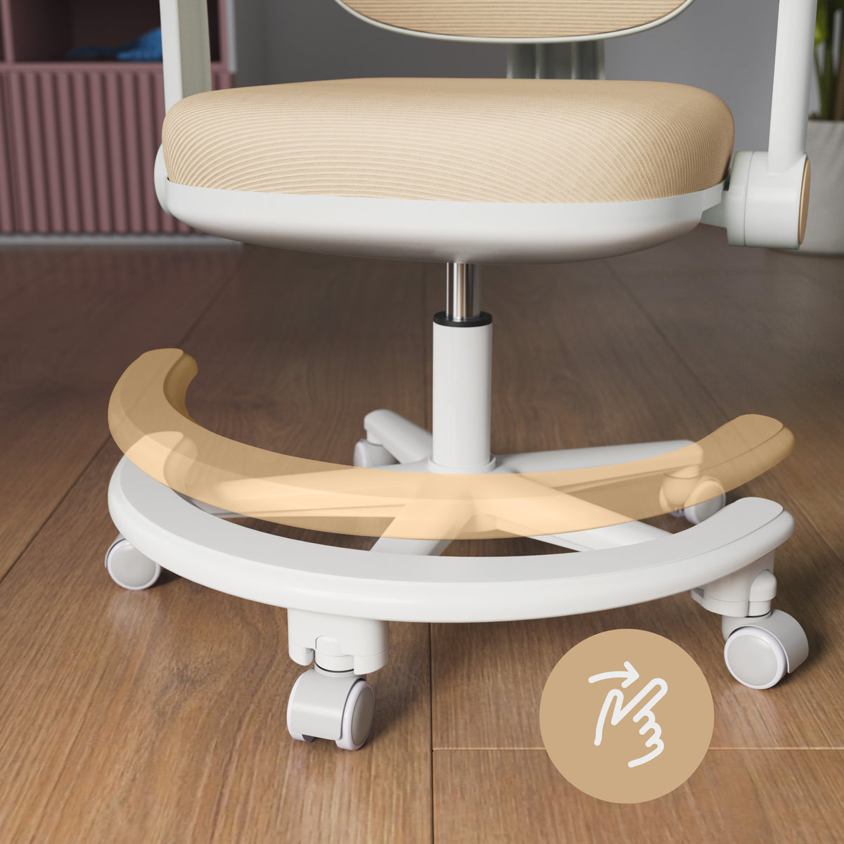 Ergonomické detské kreslo k písacímu stolu Mark Adler Junior 3.6 Beige