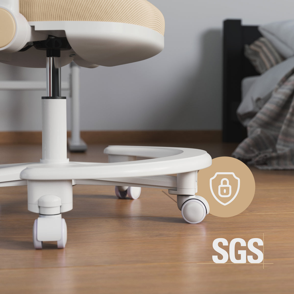 Ergonomické detské kreslo k písacímu stolu Mark Adler Junior 3.6 Beige