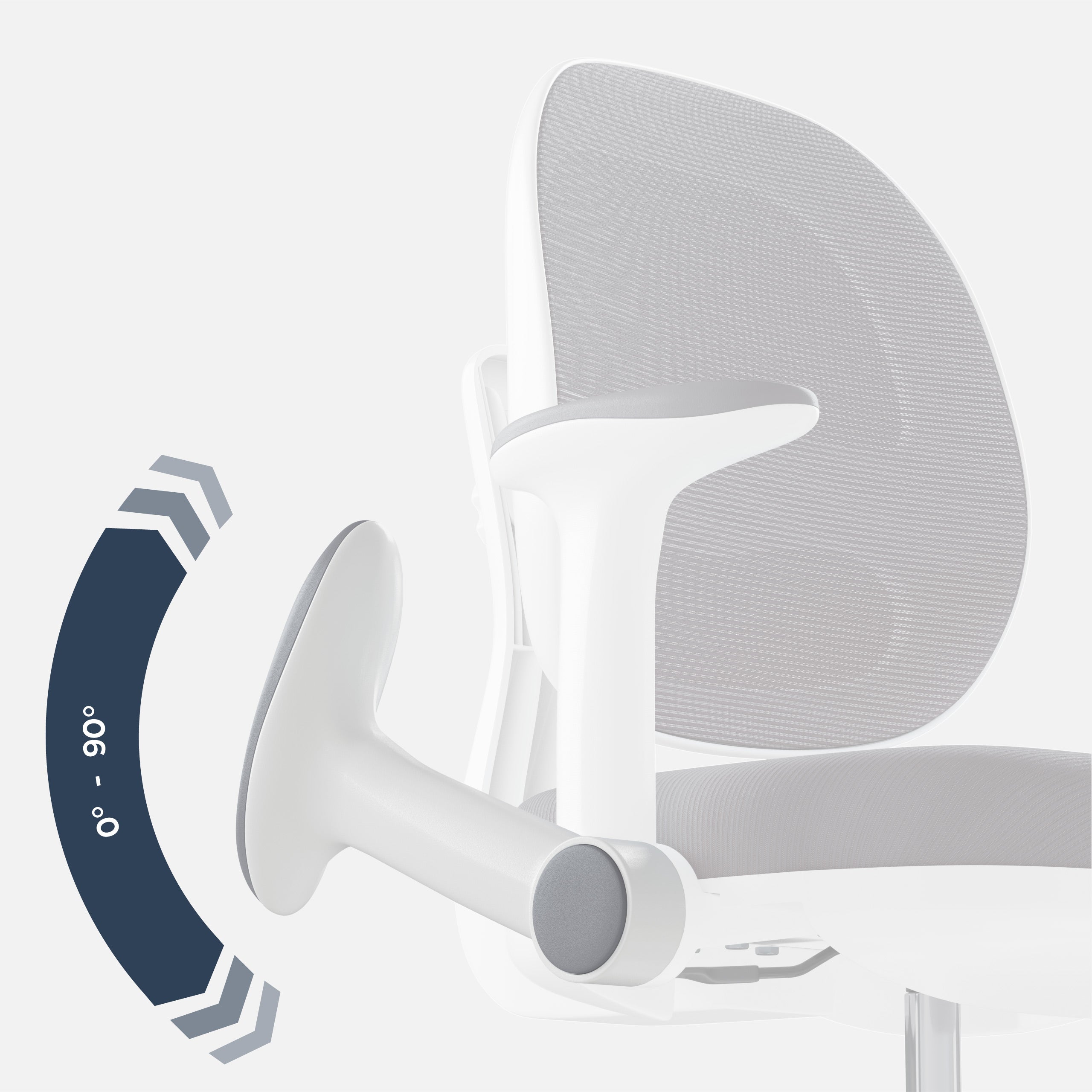 Ergonomická detská stolička k písacímu stolu Mark Adler Junior 3.6 Grey