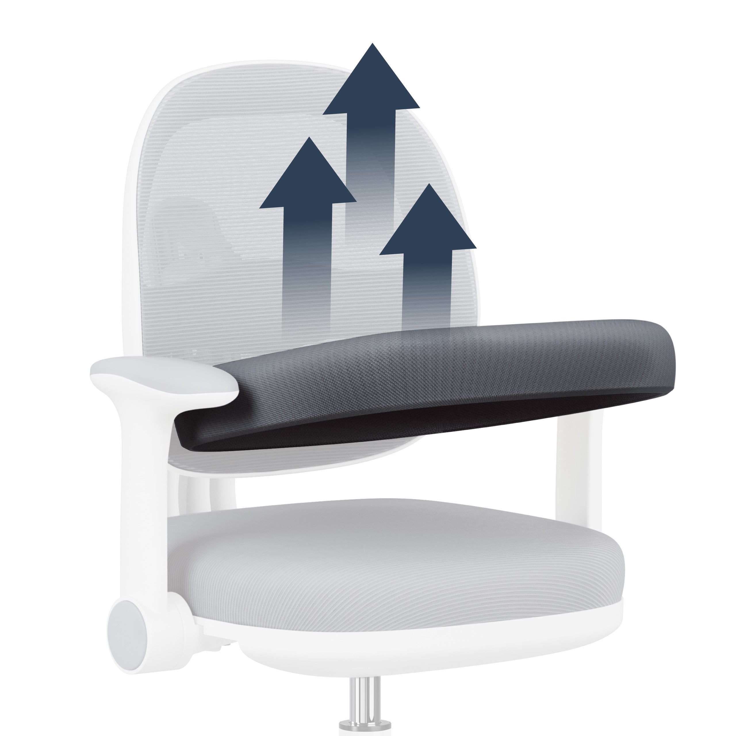 Ergonomická detská stolička k písacímu stolu Mark Adler Junior 3.6 Grey