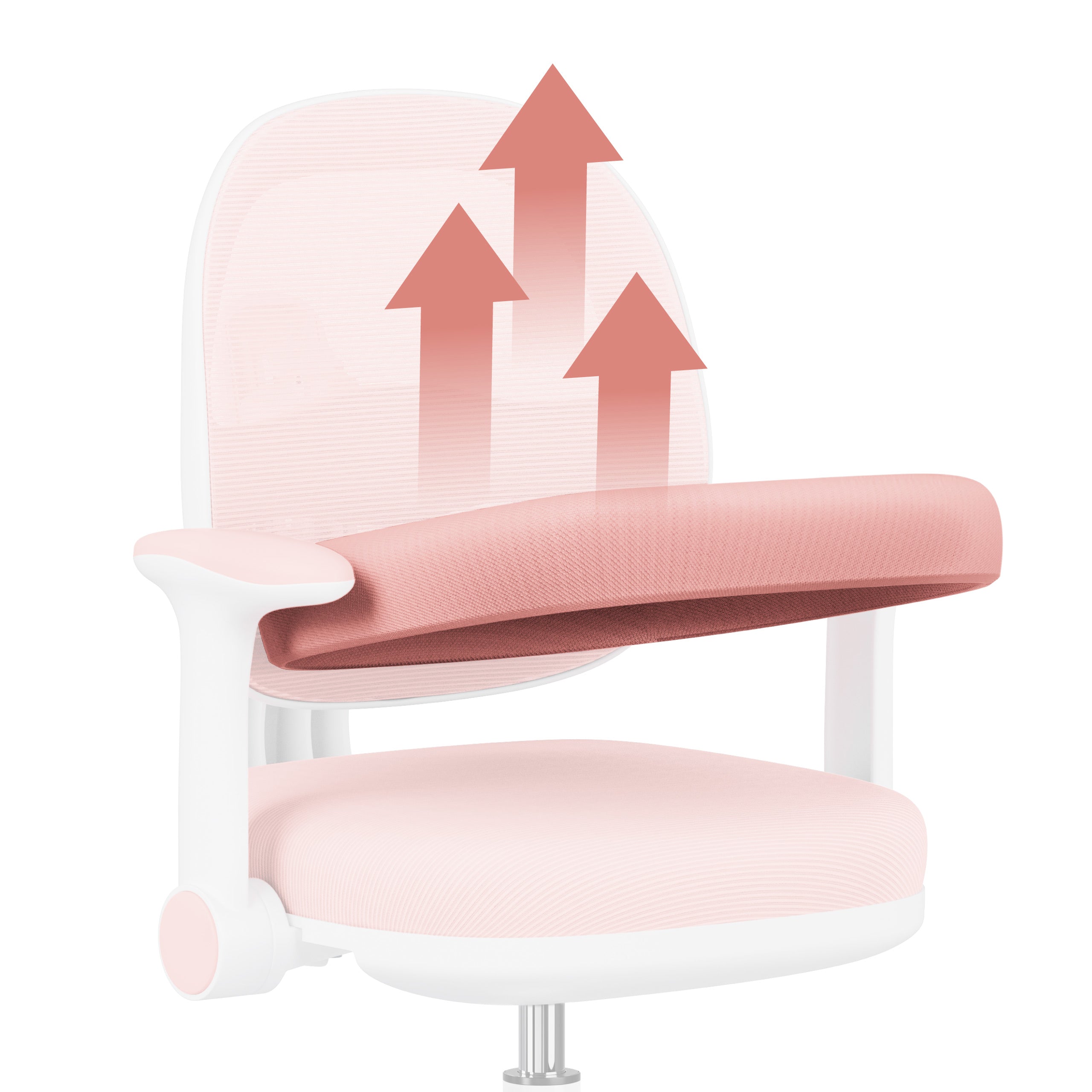 Ergonomická detská kancelárska stolička Mark Adler Junior 3.6 Pink