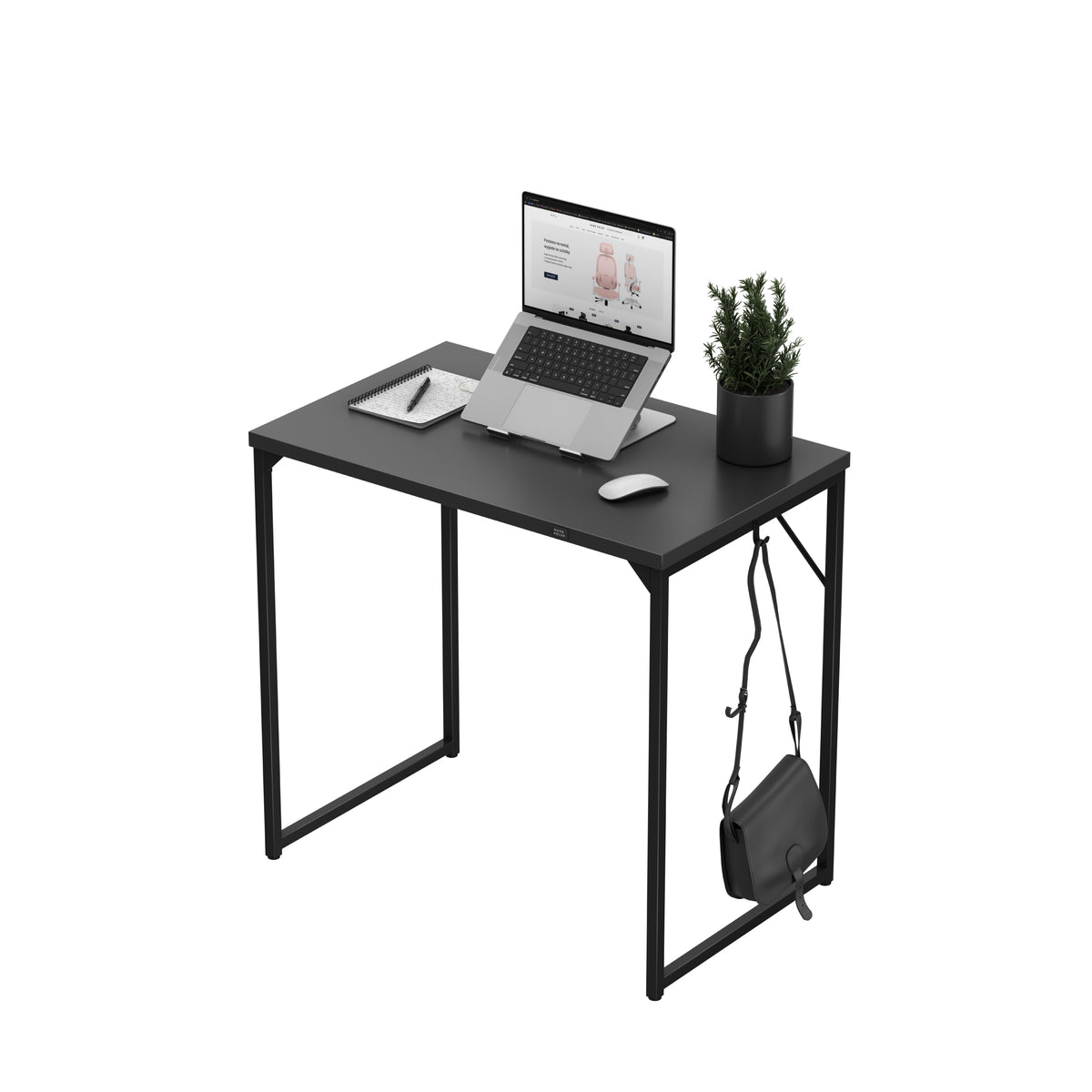 Malý písací stôl Mark Adler Leader 1.3 Black 80 cm