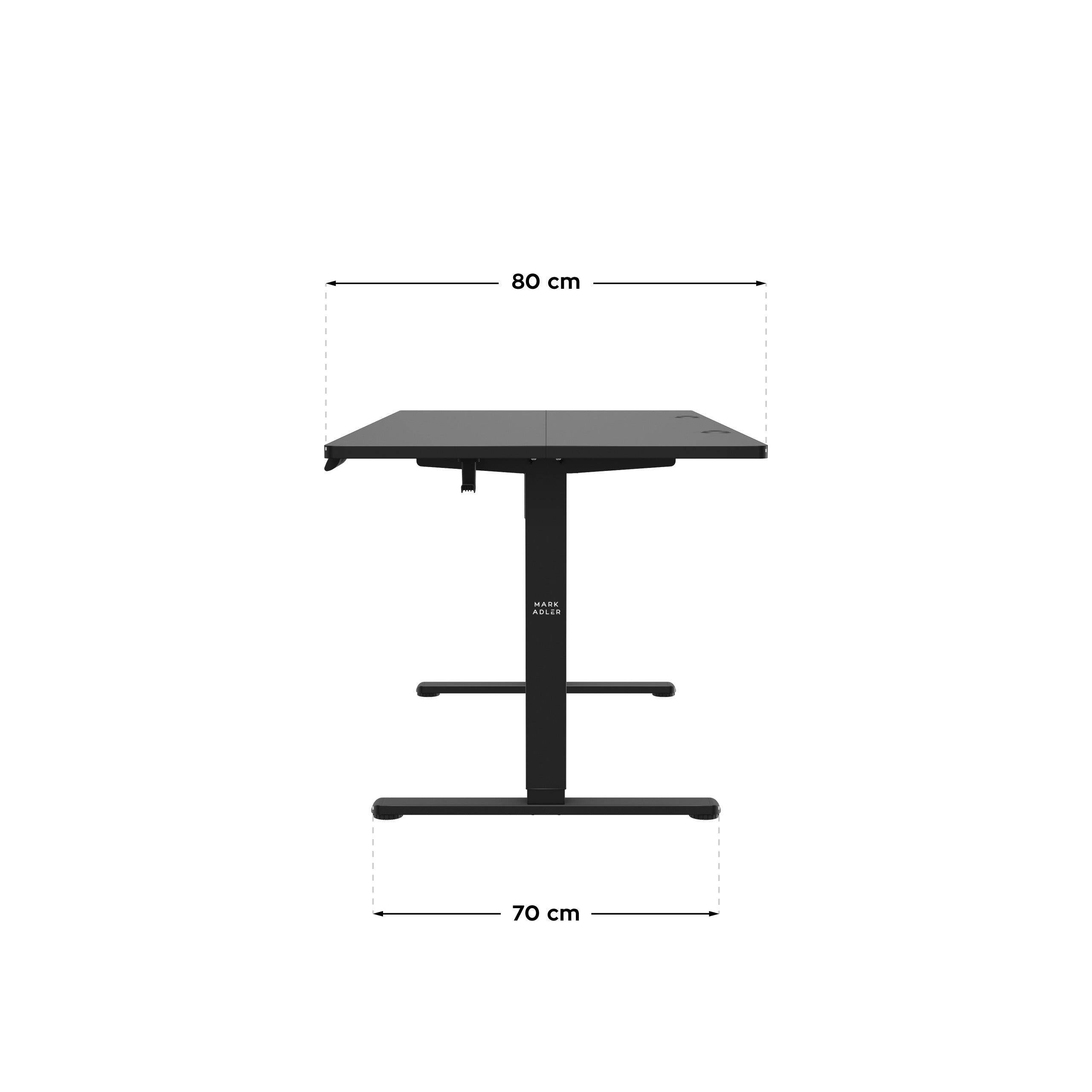 Elektrický písací stôl Mark Adler Leader 7.6 Black 160 cm