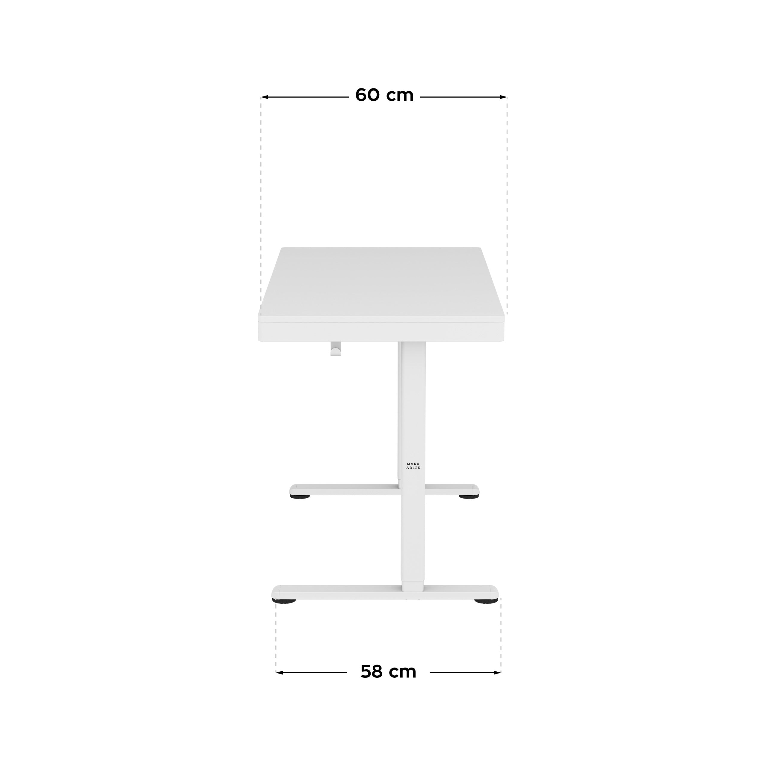 Elektrický písací stôl Mark Adler Leader 8.2 White 120 cm