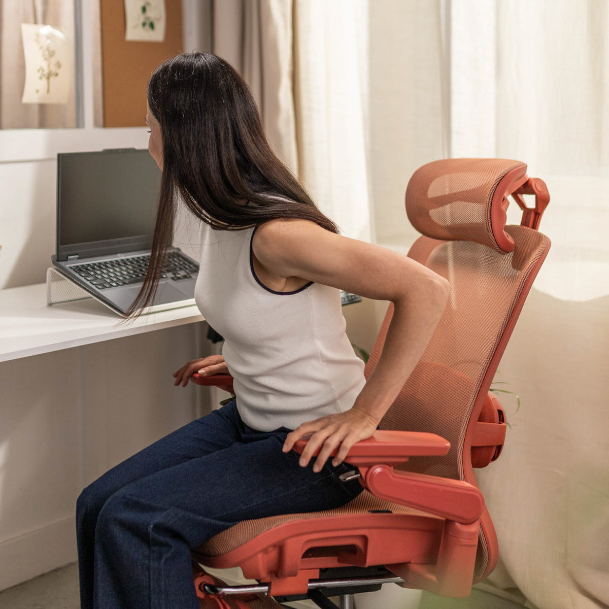 Ergonomické kreslo s masážou Mark Adler Leadpro 8.7 Red