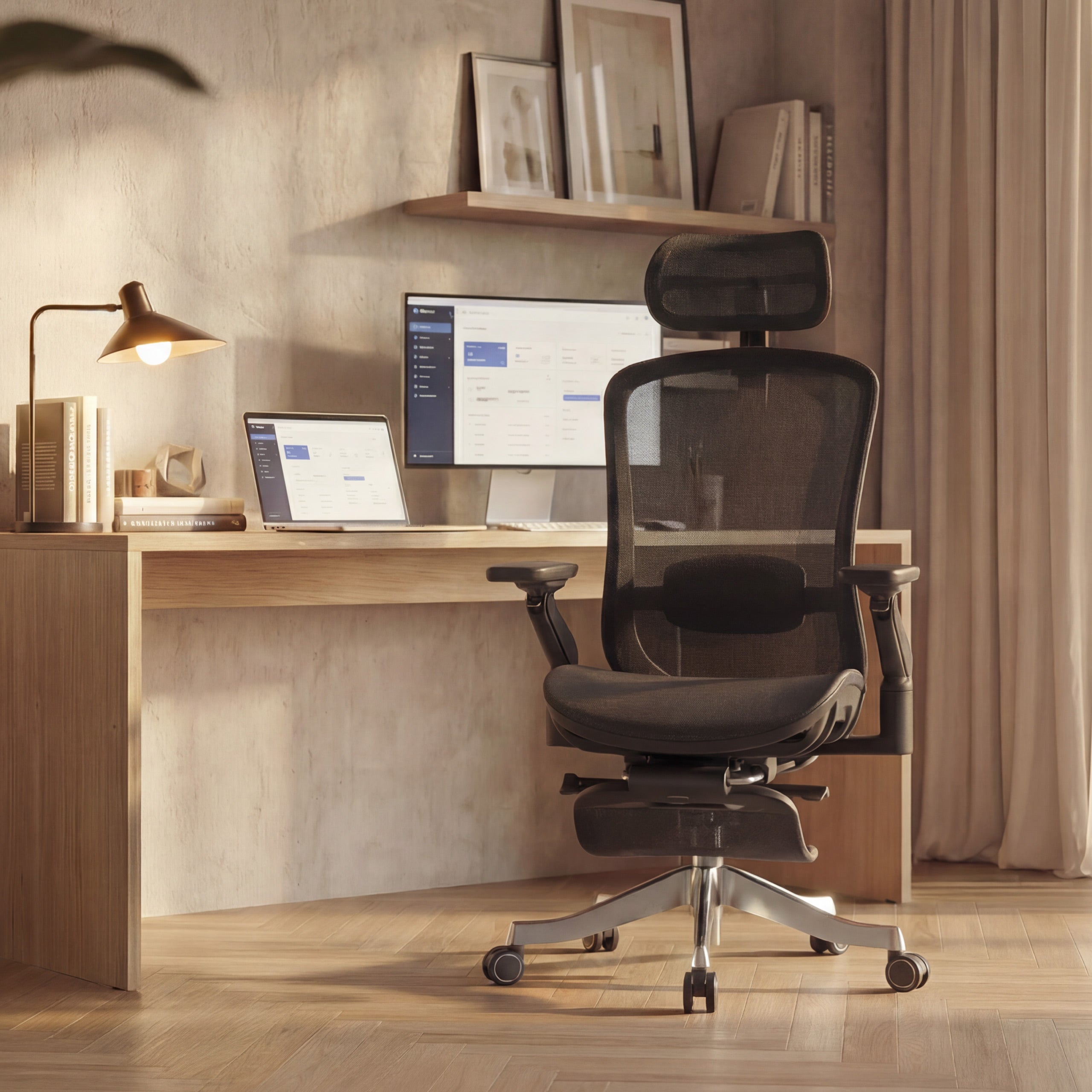 Ergonomické kreslo s masážou Mark Adler Leadpro 8.7 Black