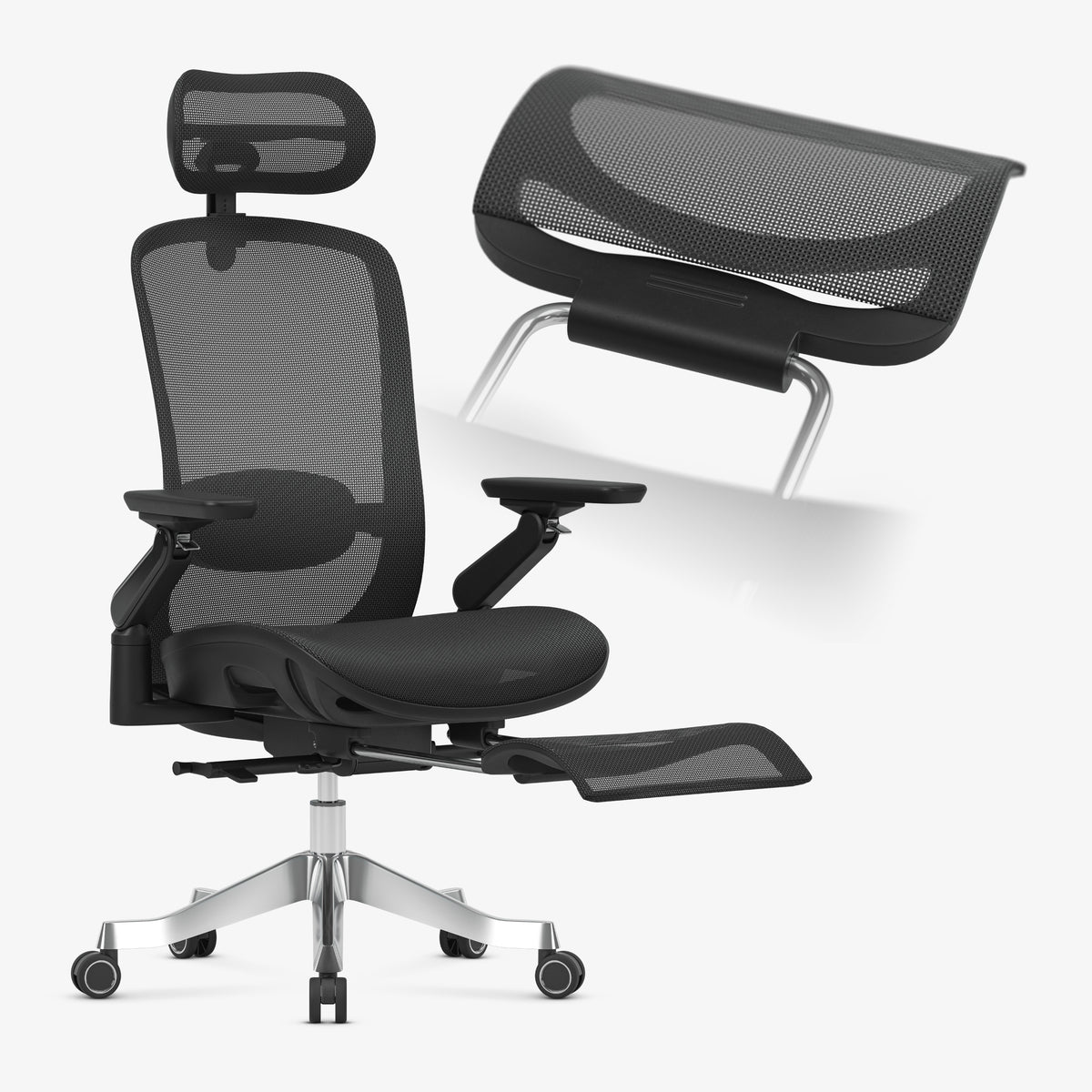 Ergonomické kreslo s masážou Mark Adler Leadpro 8.7 Black