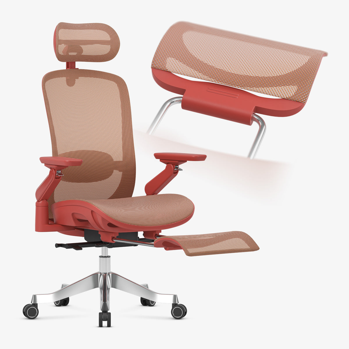 Ergonomické kreslo s masážou Mark Adler Leadpro 8.7 Red