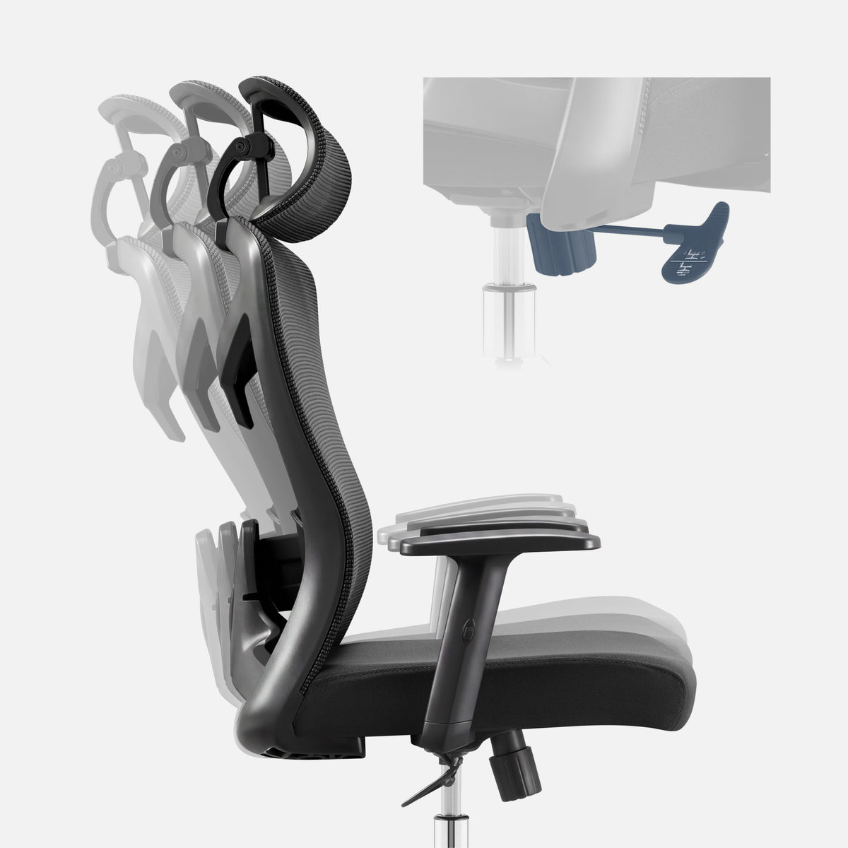 Ergonomická kancelárska stolička Mark Adler Manager 2.6 Black