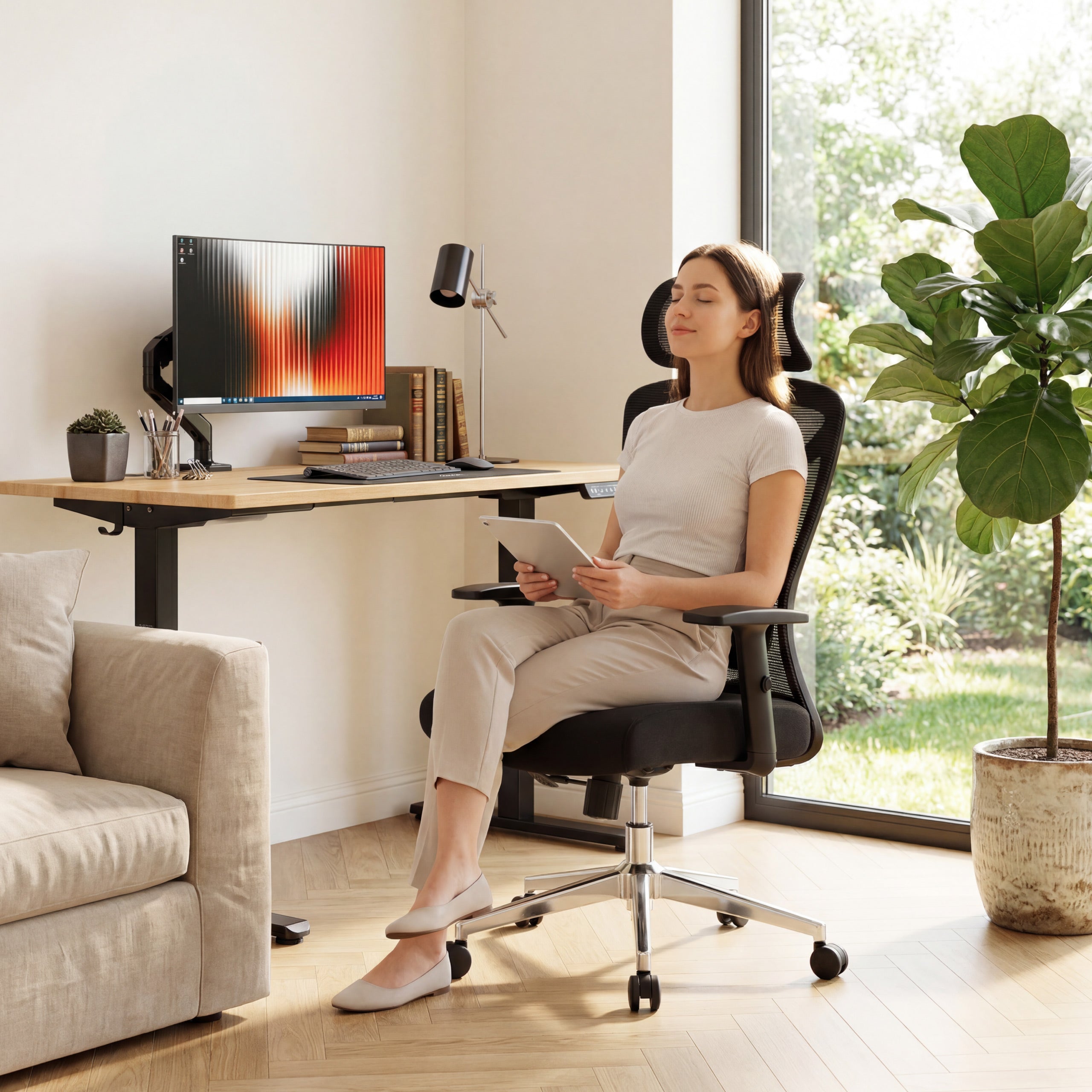 Ergonomická kancelárska stolička Mark Adler Manager 2.6 Black