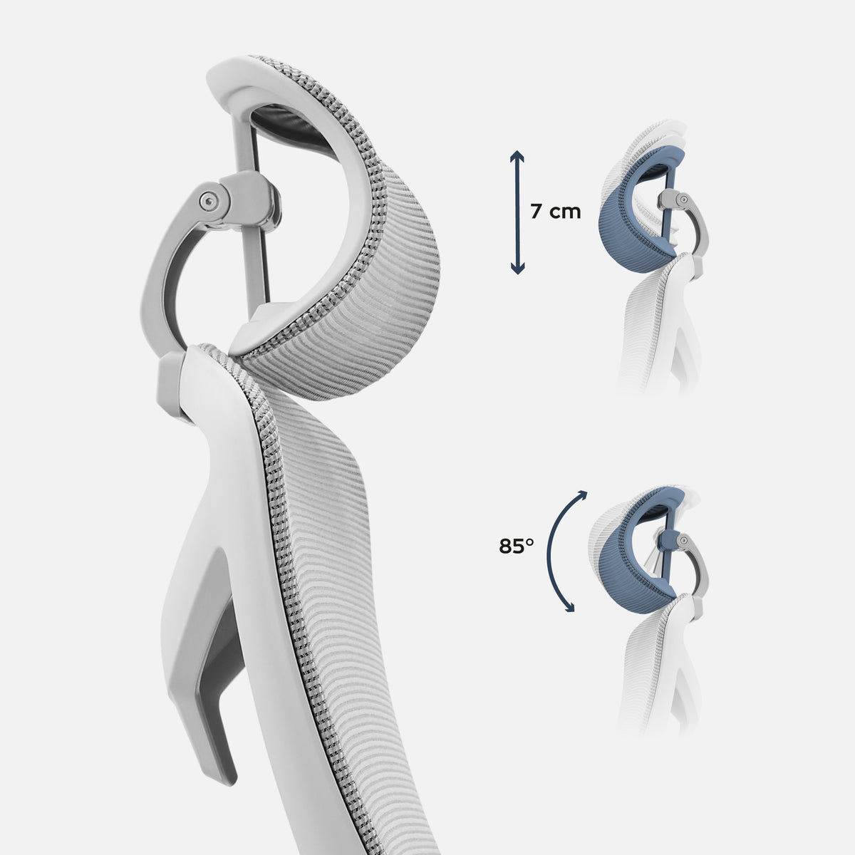 Ergonomická kancelárska stolička Mark Adler Manager 2.6 Grey