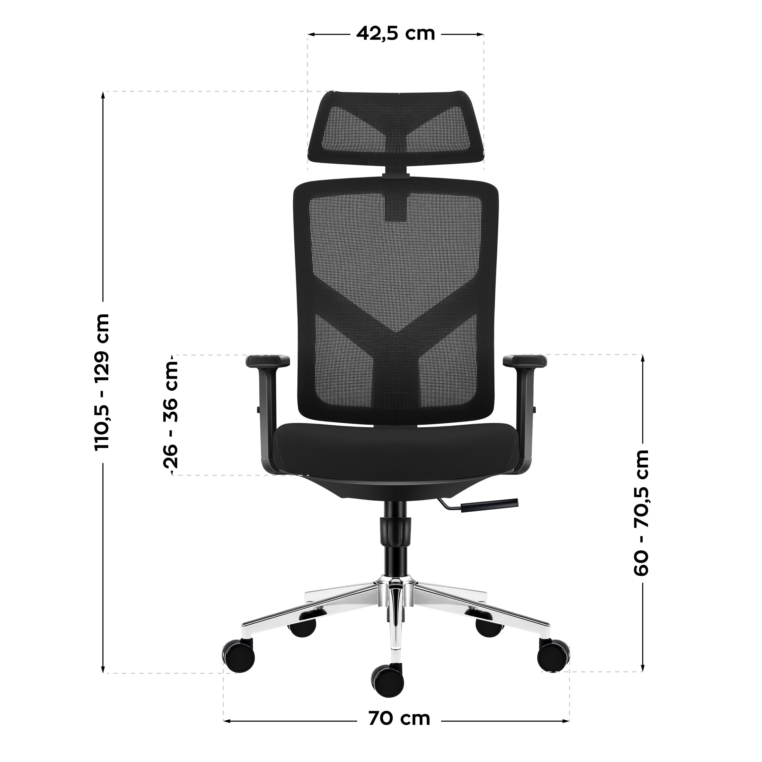 Kancelárska stolička Mark Adler Manager 3.3 Black